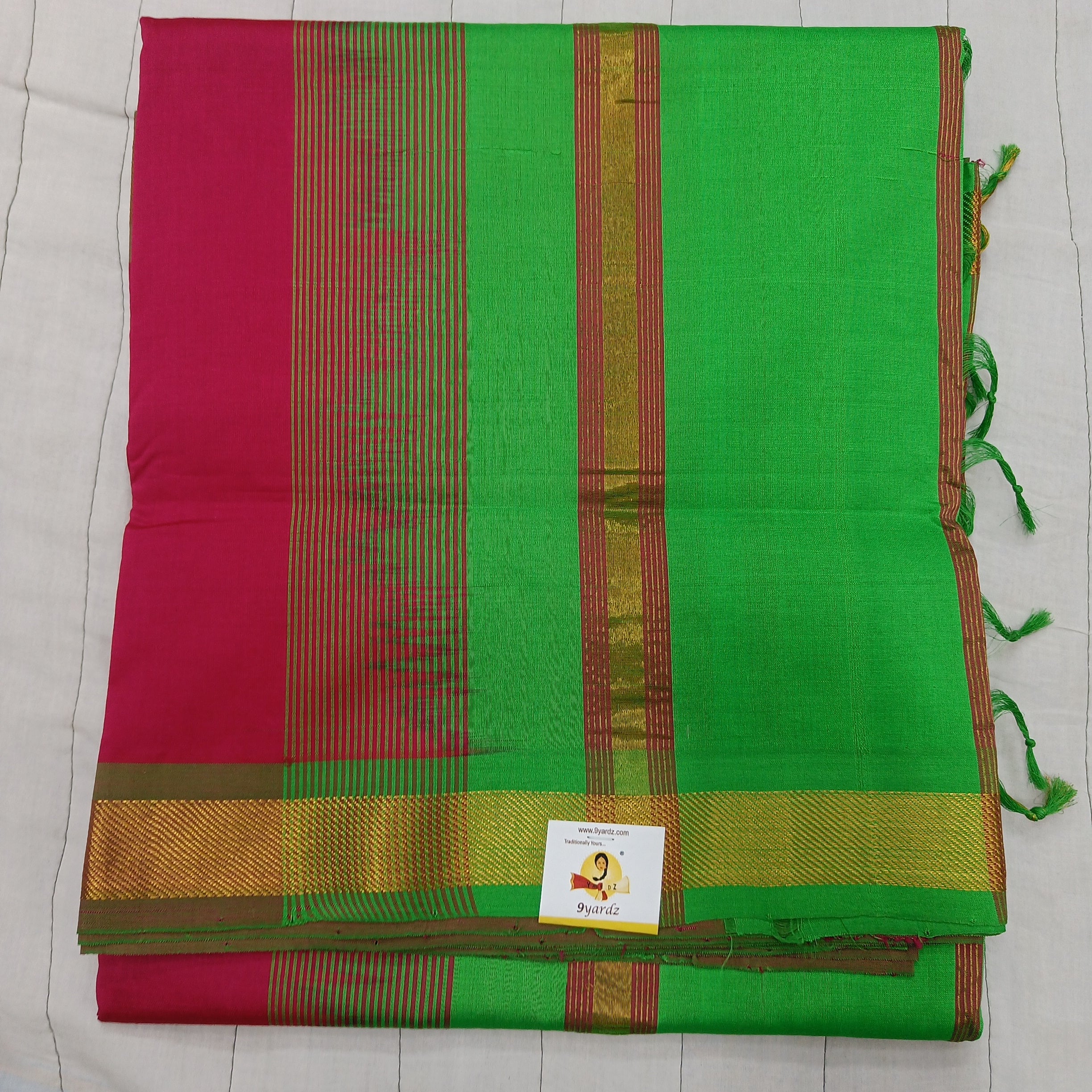 Semi silk cotton 6Yards