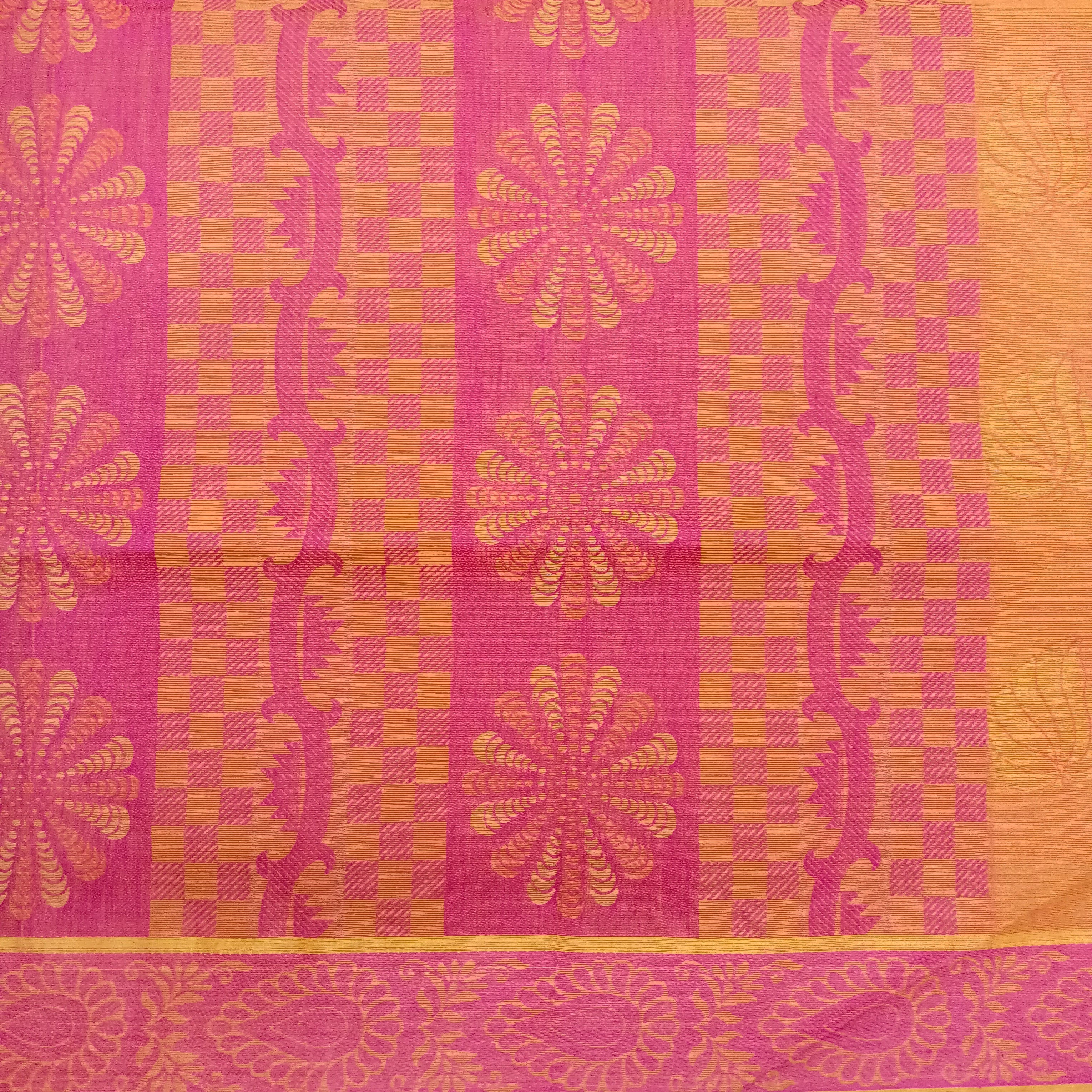 Rich Cotton Embossed sarees