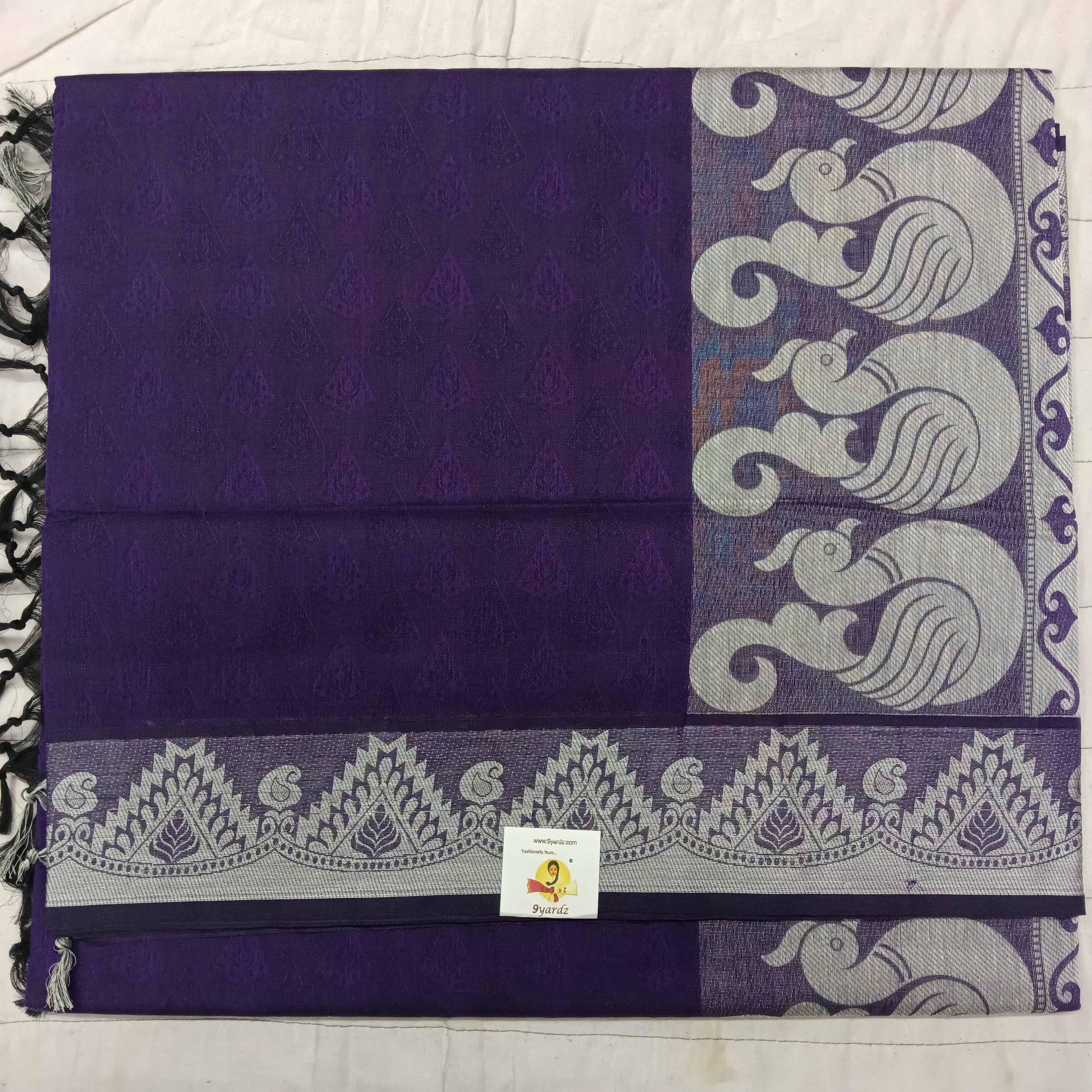 Rich Cotton Embossed sarees