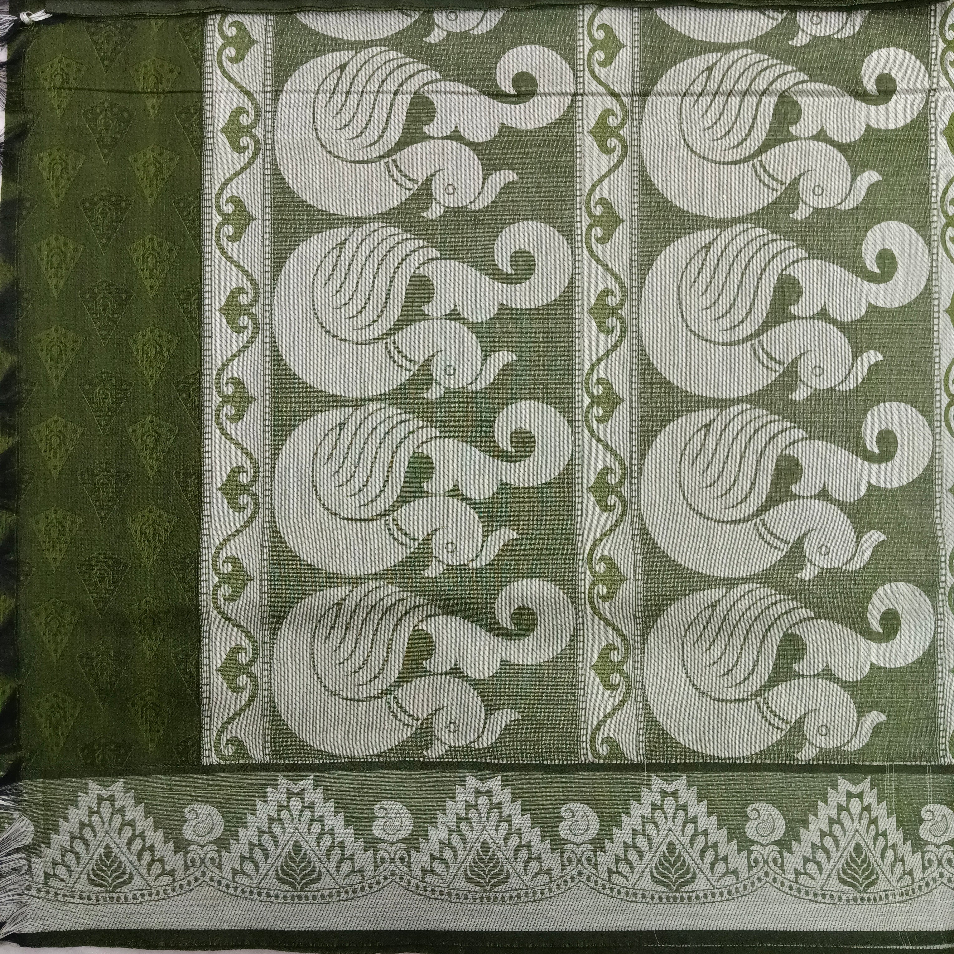 Rich Cotton Embossed sarees