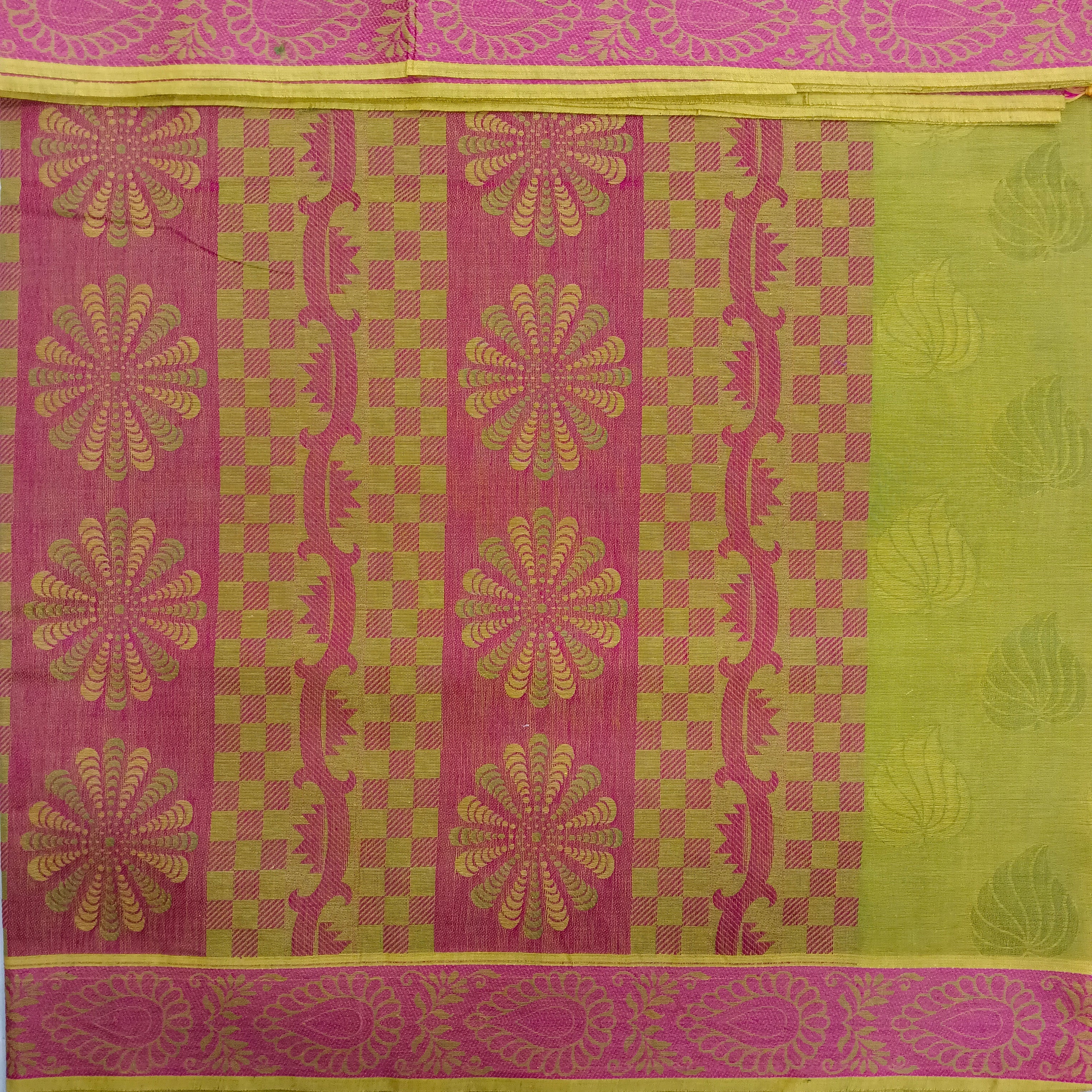 Rich Cotton Embossed sarees