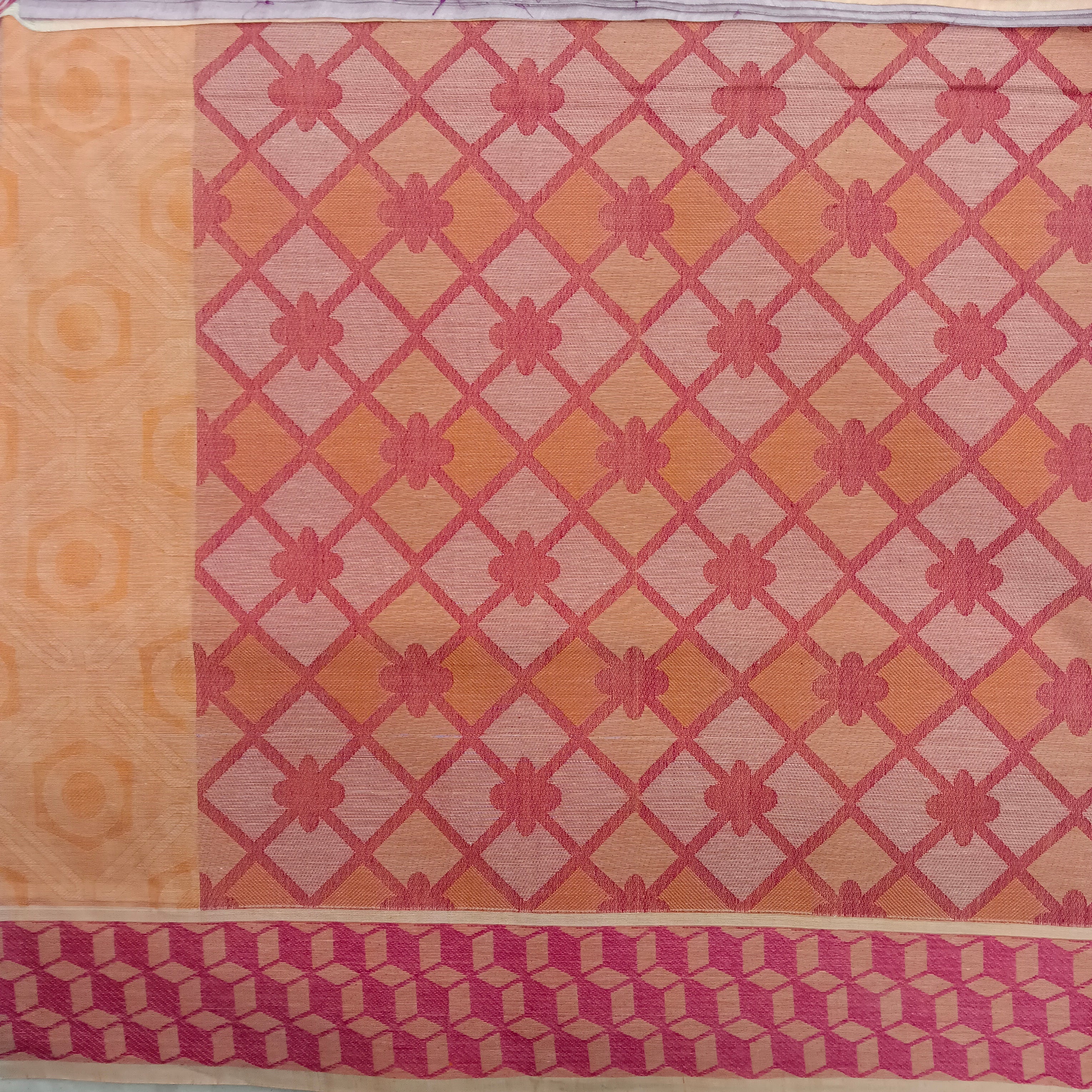Rich Cotton Embossed sarees