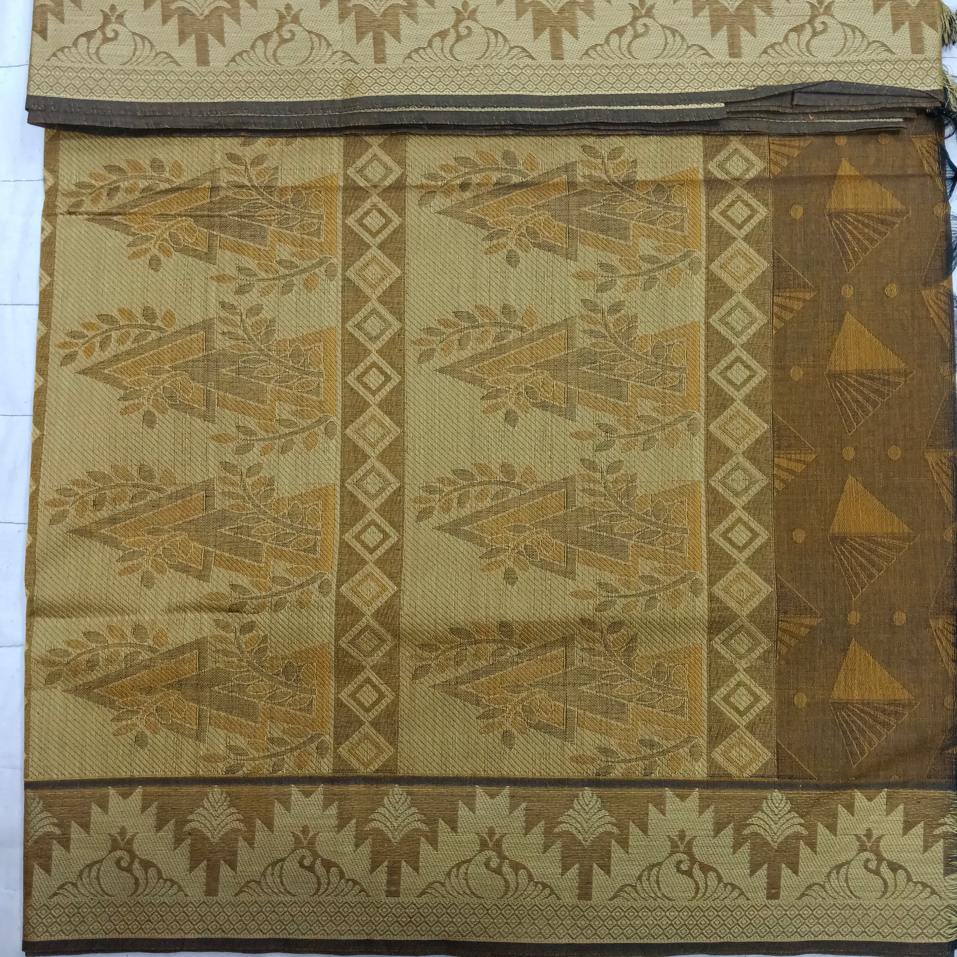 Rich Cotton Embossed sarees