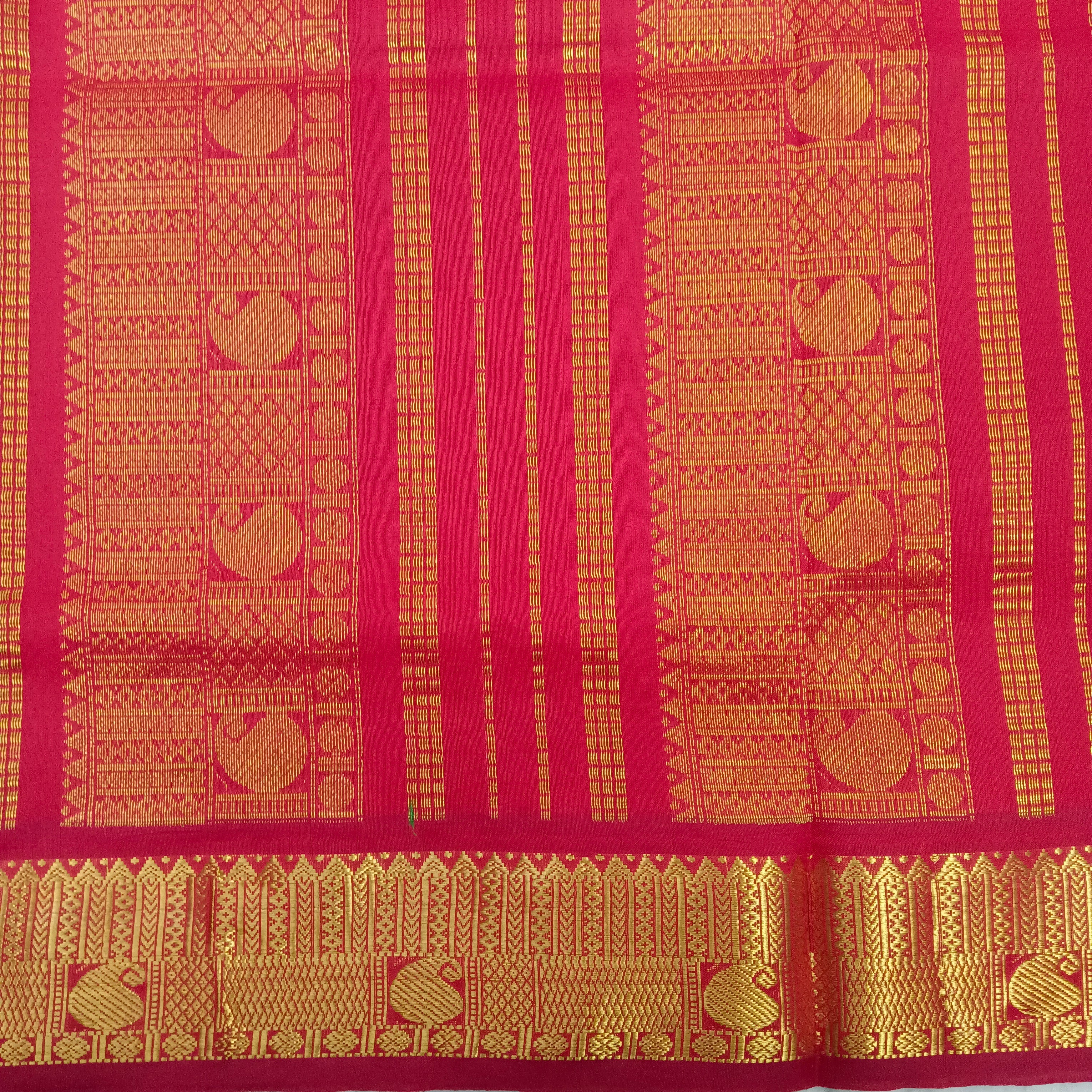 Semi silk cotton 6Yards