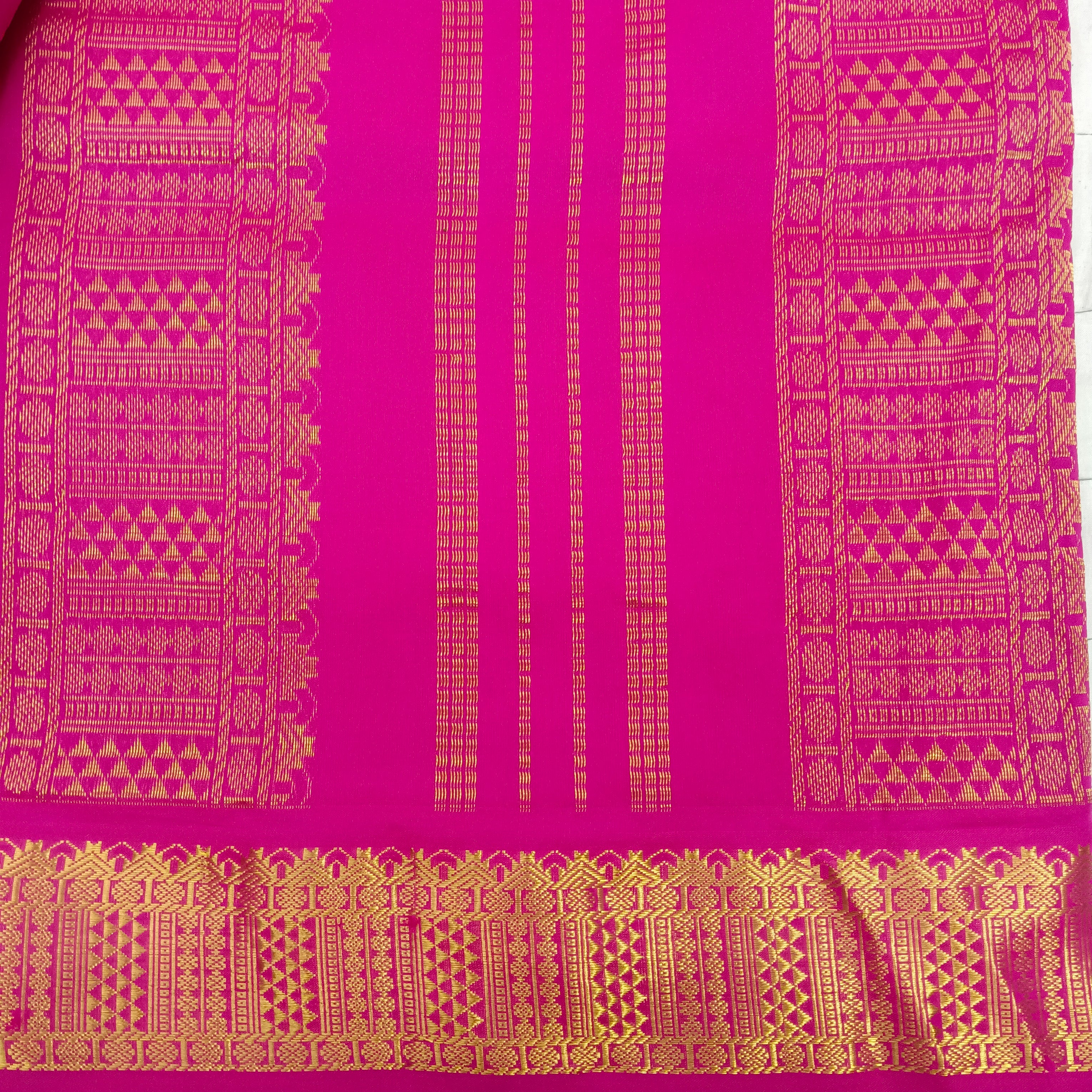 Semi silk cotton 6Yards