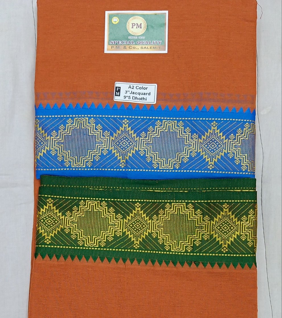 Cotton Colour  Dhothi 9*5