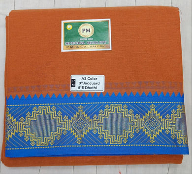 Cotton Colour  Dhothi 9*5