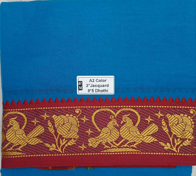 Cotton Colour  Dhothi 9*5