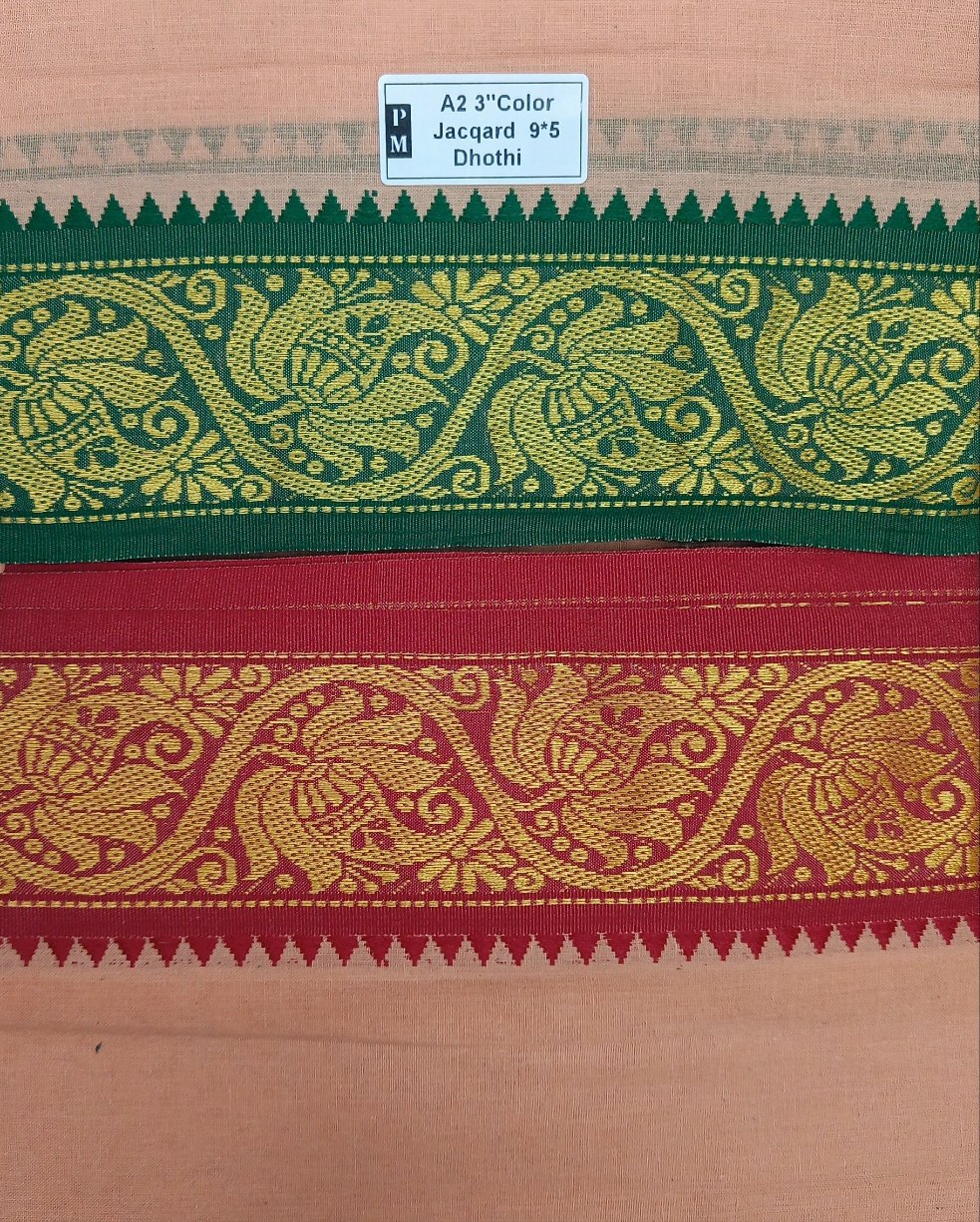Cotton Colour  Dhothi 9*5