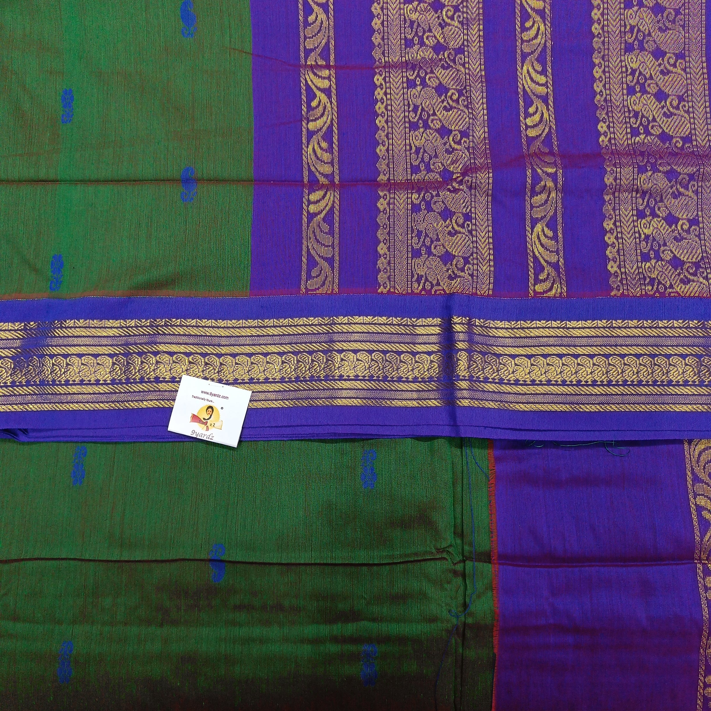 Kalyani Cotton Butta  9.5yards