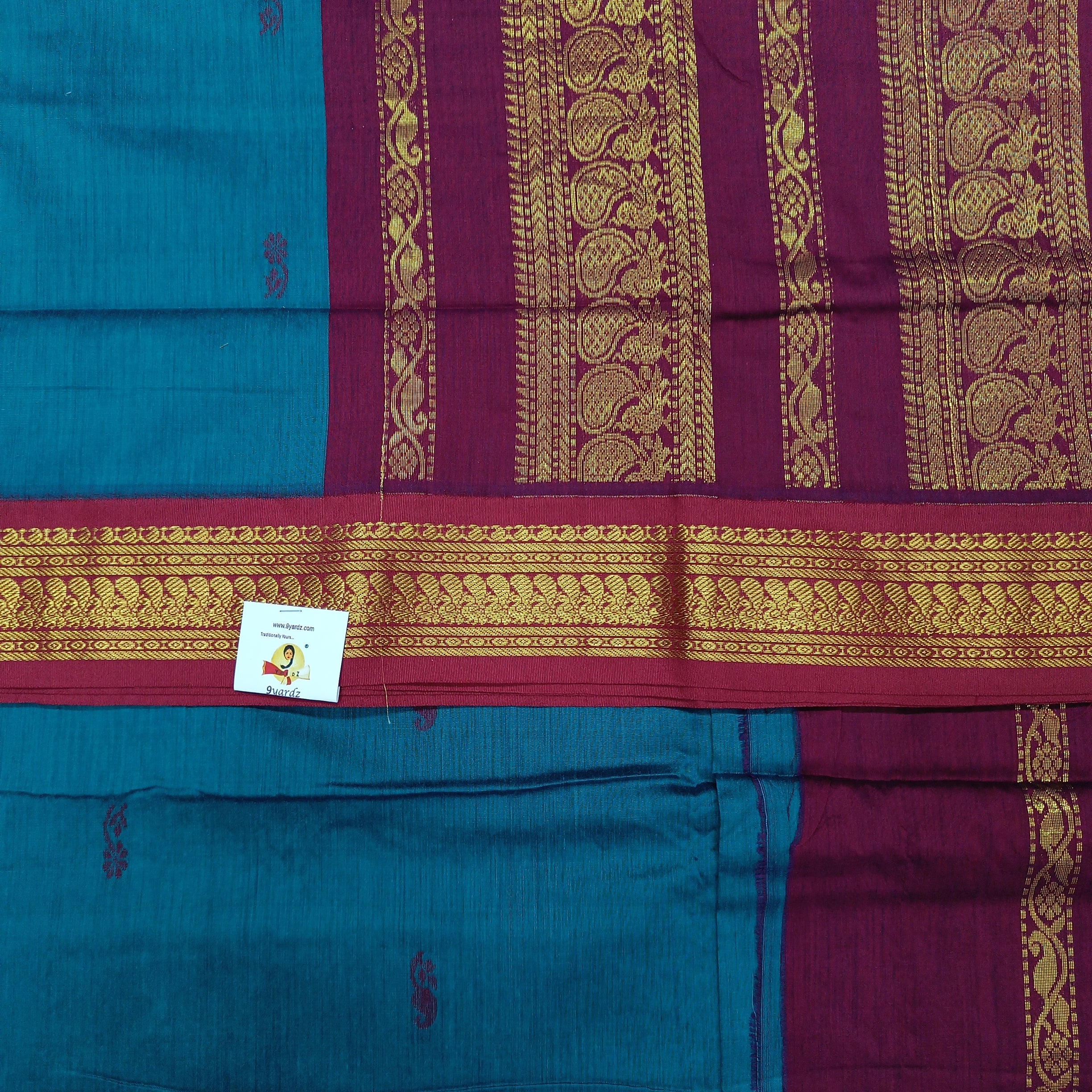 Kalyani Cotton Butta  9.5yards