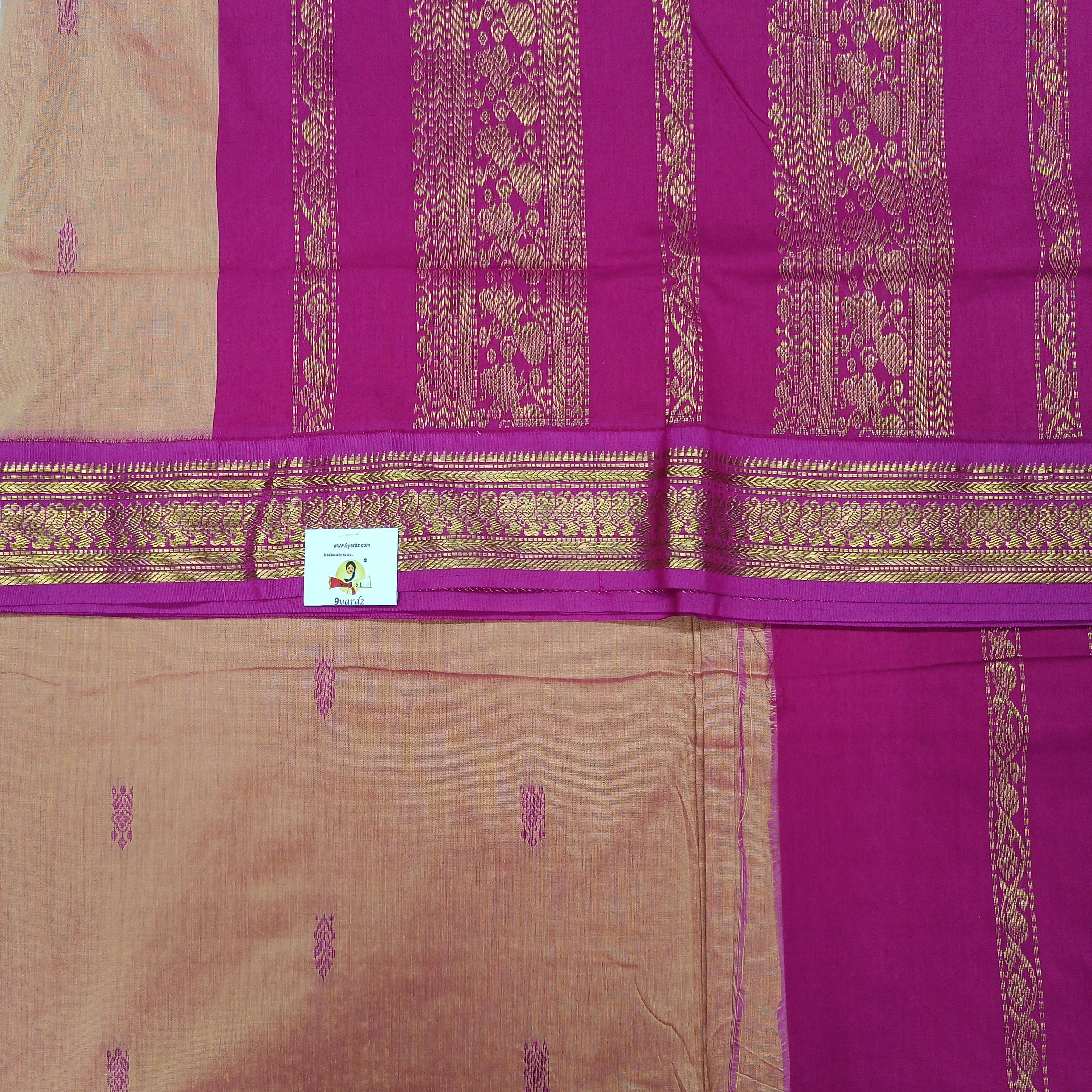 Kalyani Cotton Butta  9.5yards