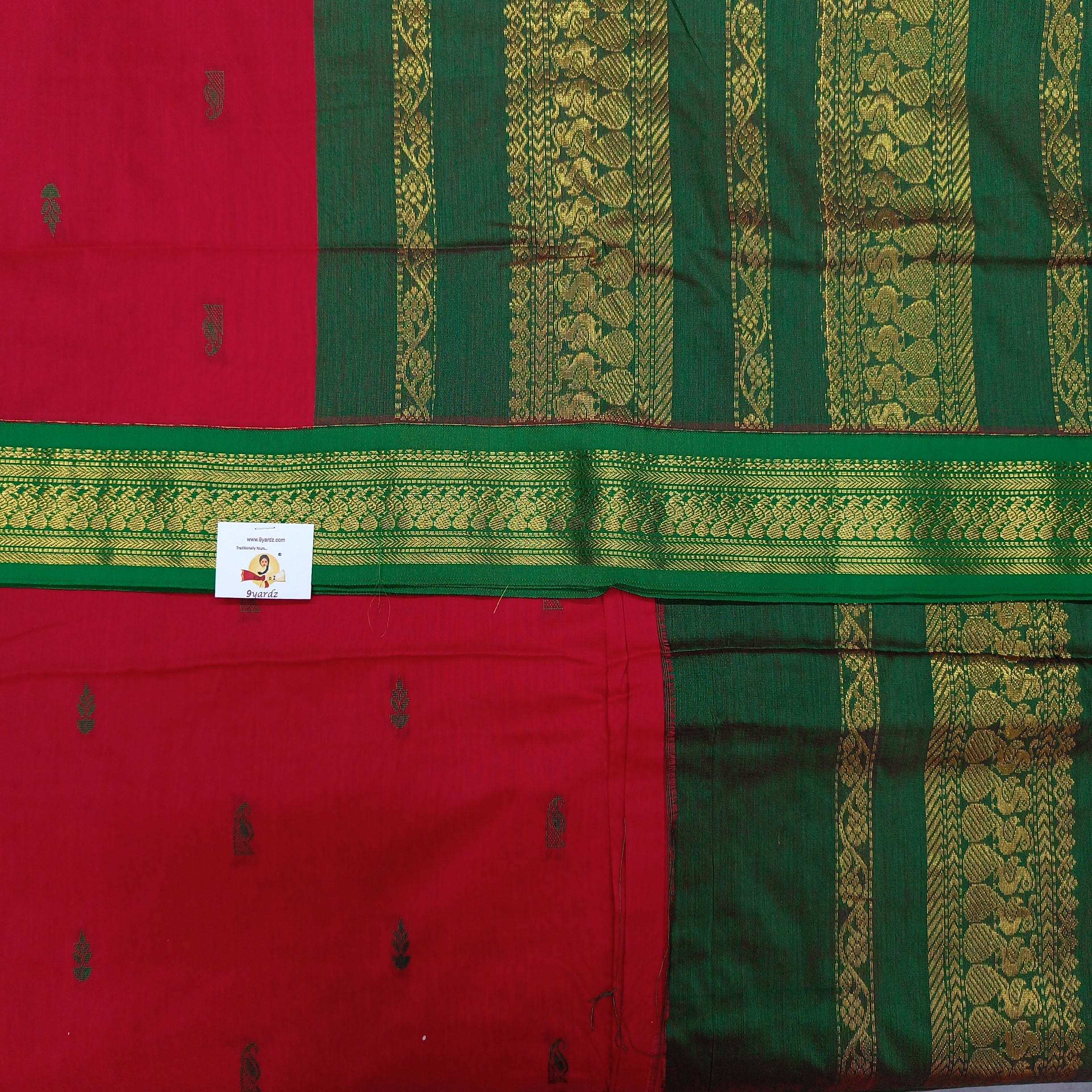 Kalyani Cotton Butta  9.5yards
