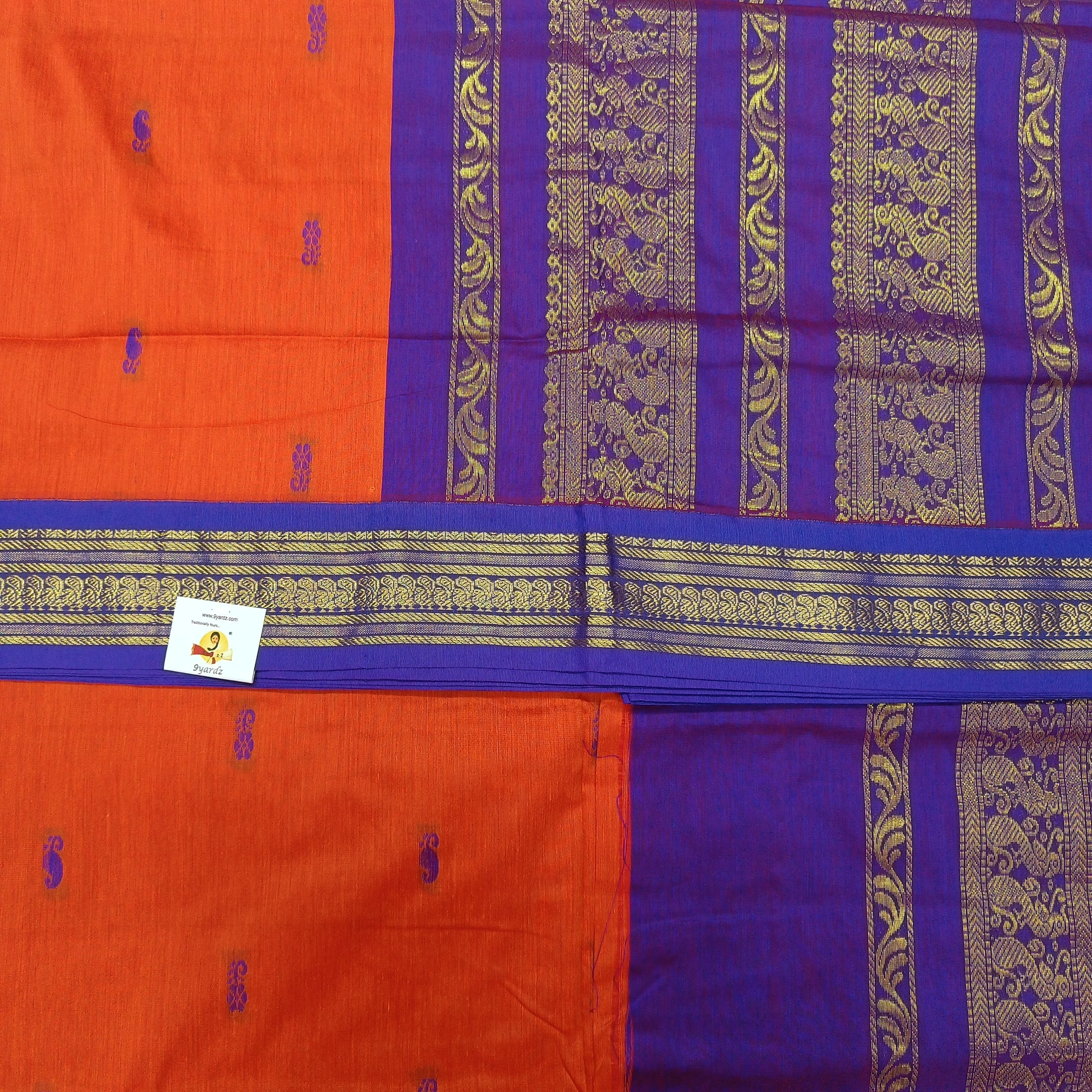 Kalyani Cotton Butta  9.5yards