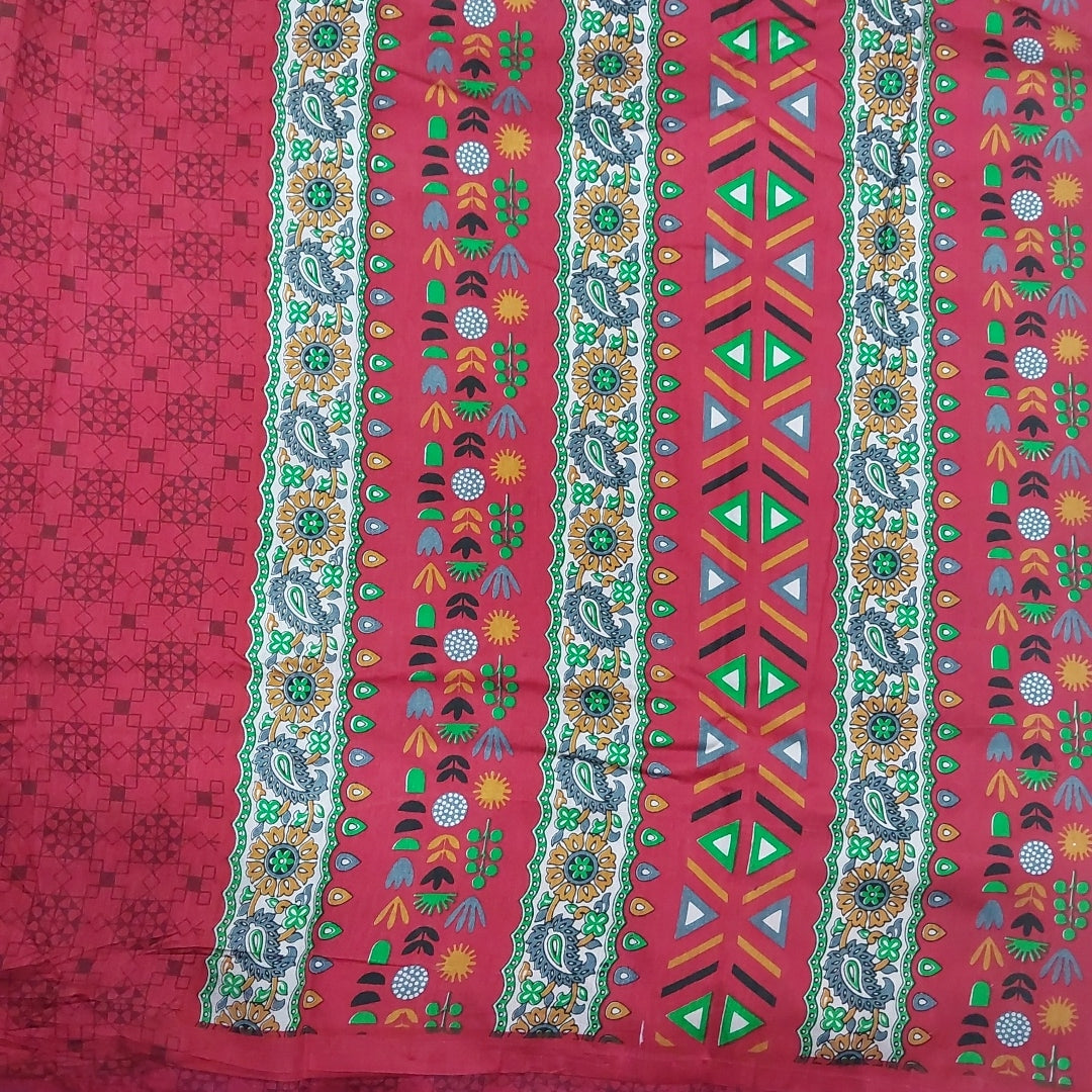 Printed Silk 9.5 yards