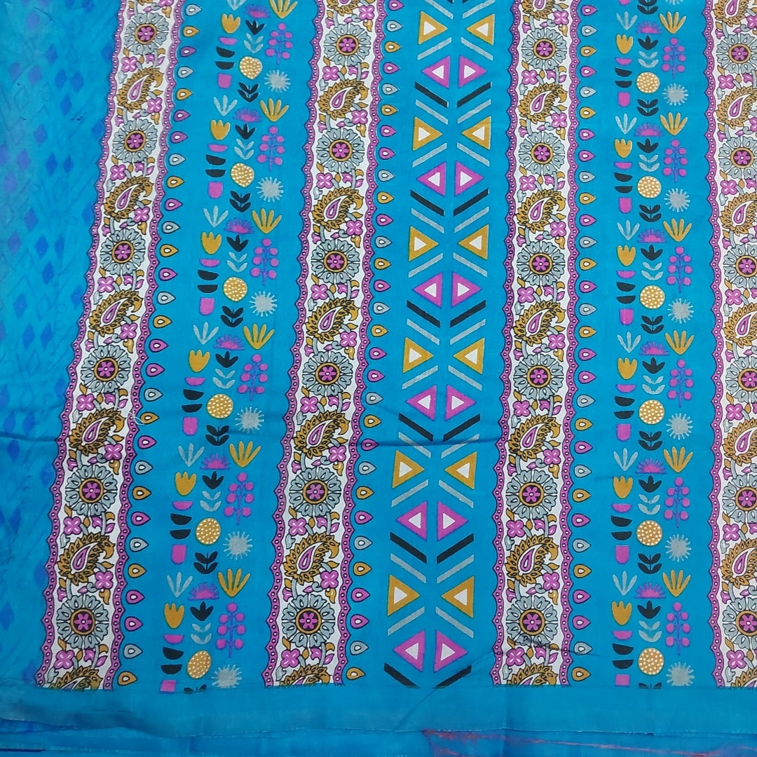 Printed Silk 9.5 yards