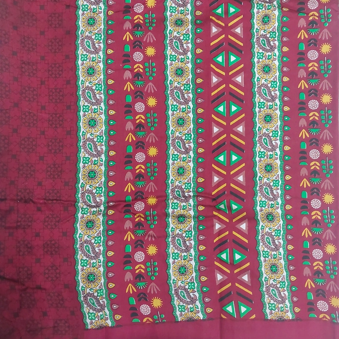 Printed Silk 9.5 yards