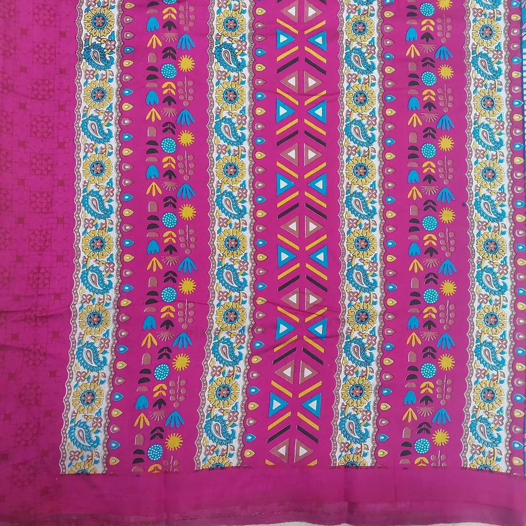 Printed Silk 9.5 yards