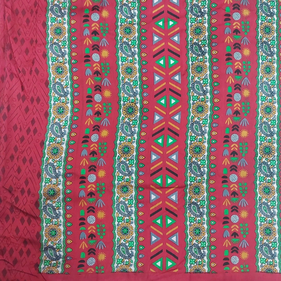 Printed Silk 9.5 yards