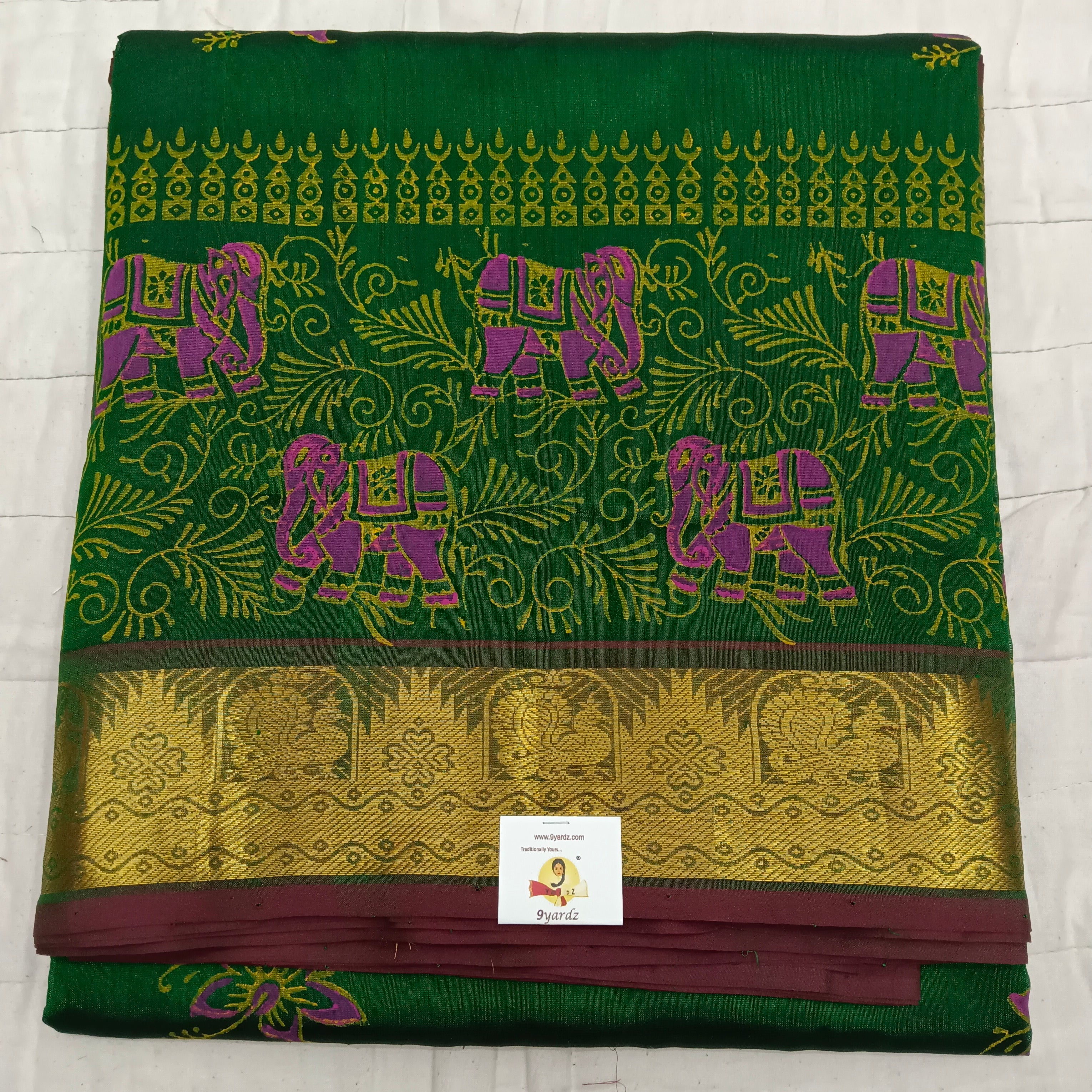 Pure silk cotton - Printed 10yards madisar