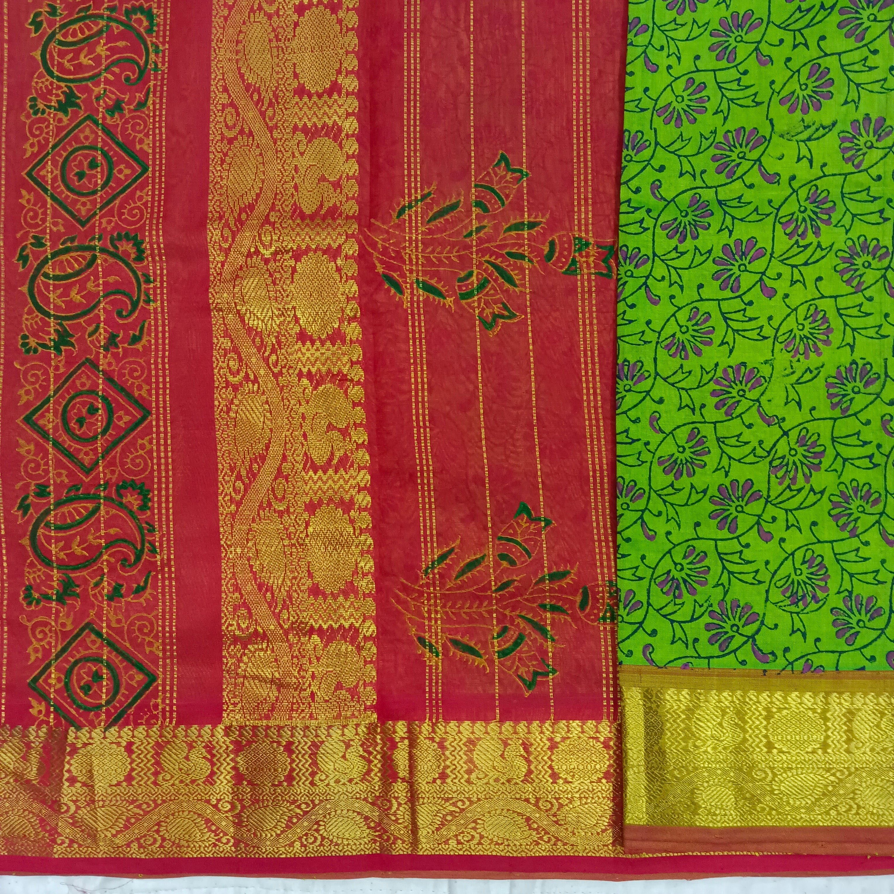 Pure silk cotton - Printed 10yards madisar