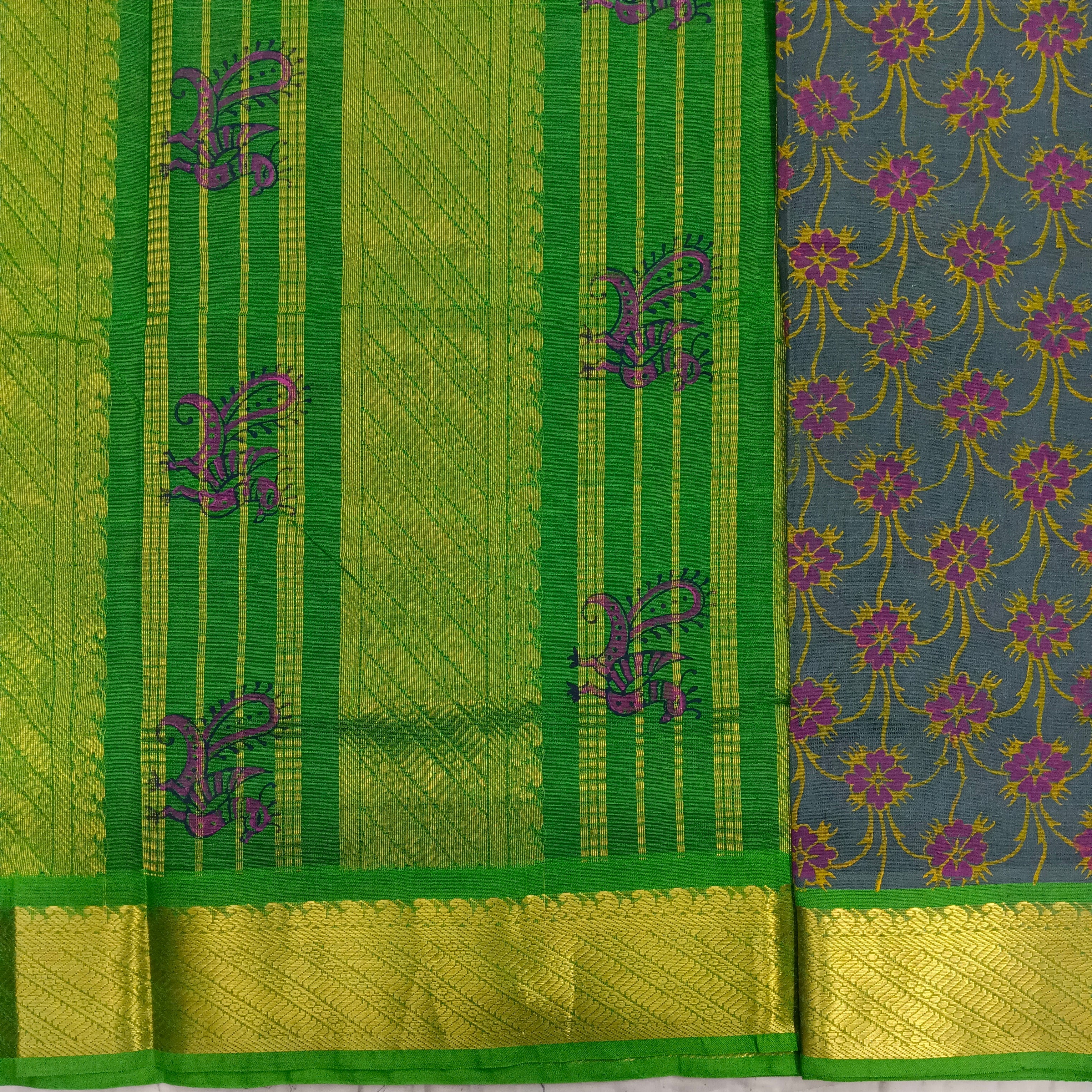 Pure silk cotton - Printed 10yards madisar