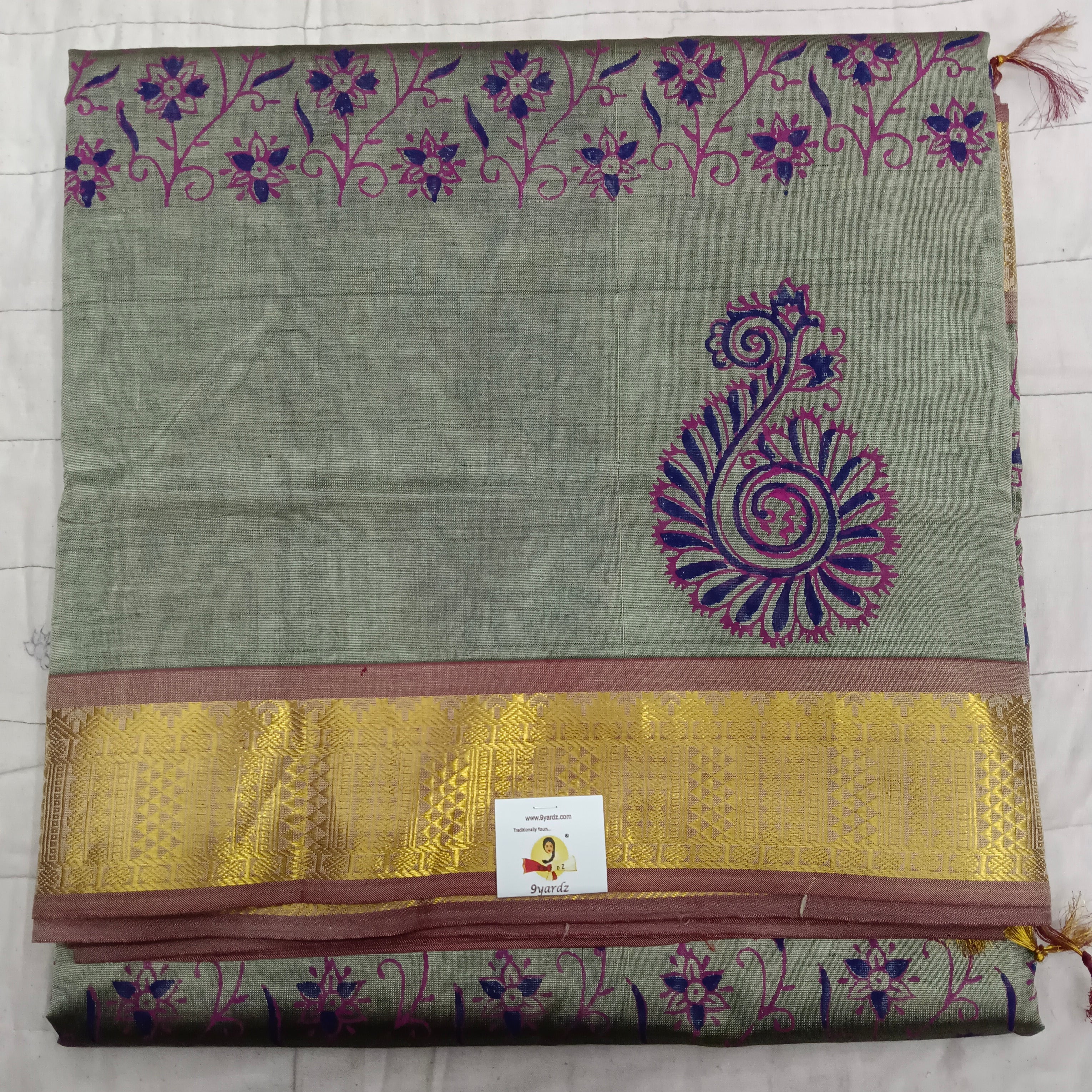 Pure silk cotton - Printed 10yards madisar