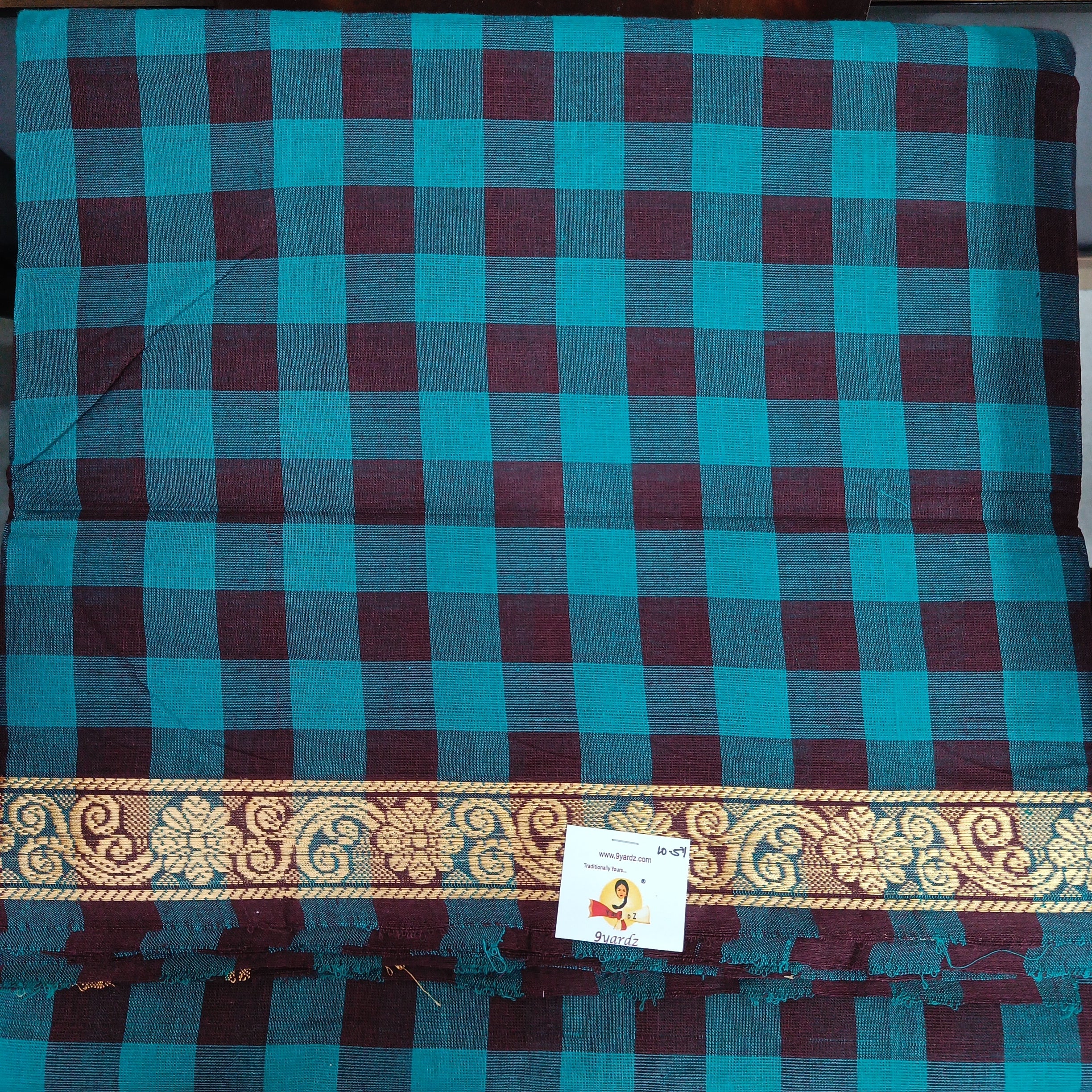 Chettinadu / Karaikudi cotton 10.5 yards madisar