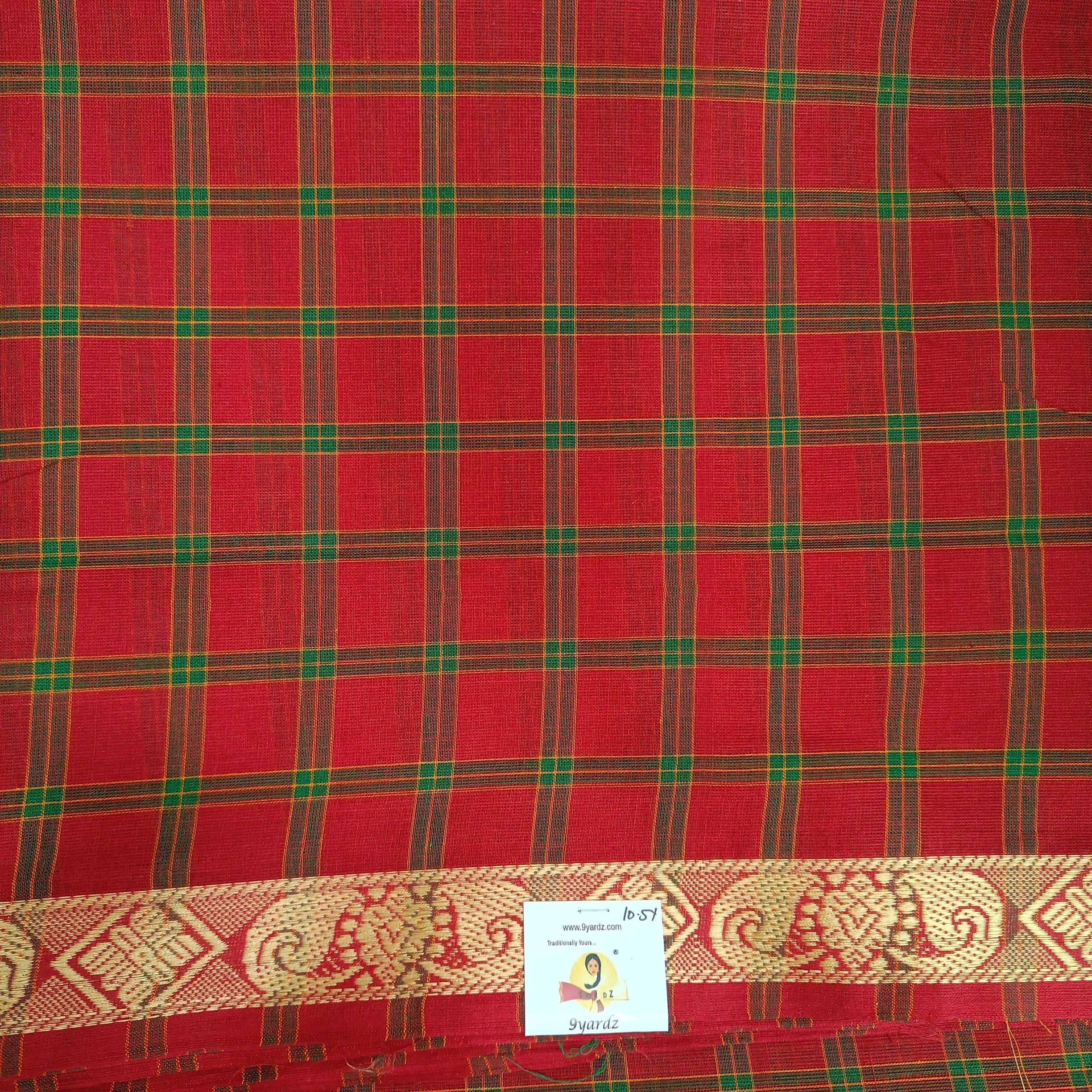 Chettinadu / Karaikudi cotton 10.5 yards madisar