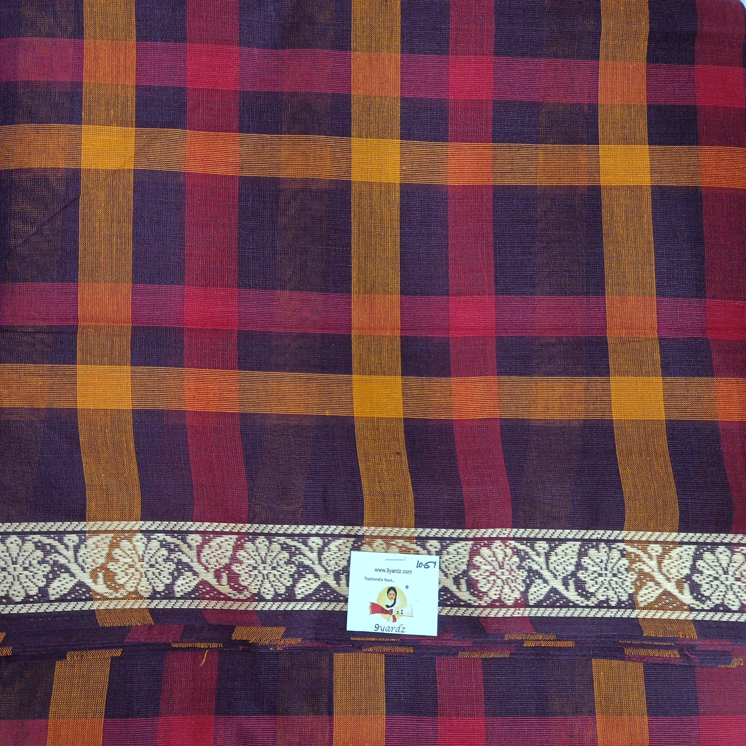 Chettinadu / Karaikudi cotton 10.5 yards madisar