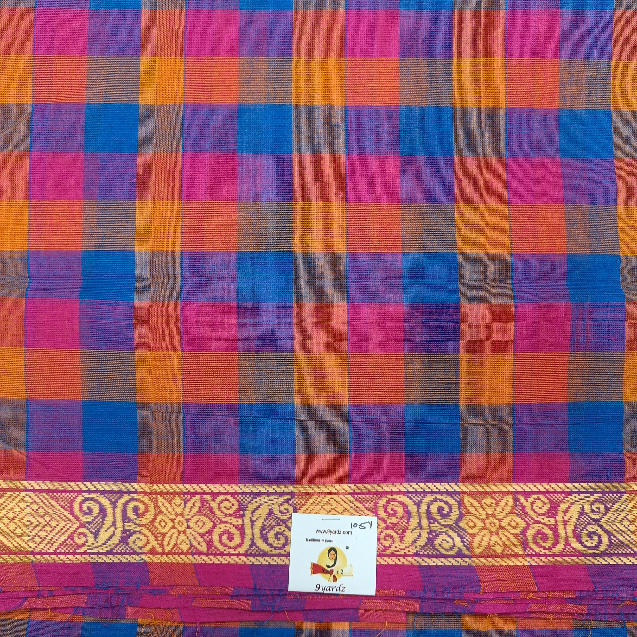 Chettinadu / Karaikudi cotton 10.5 yards madisar
