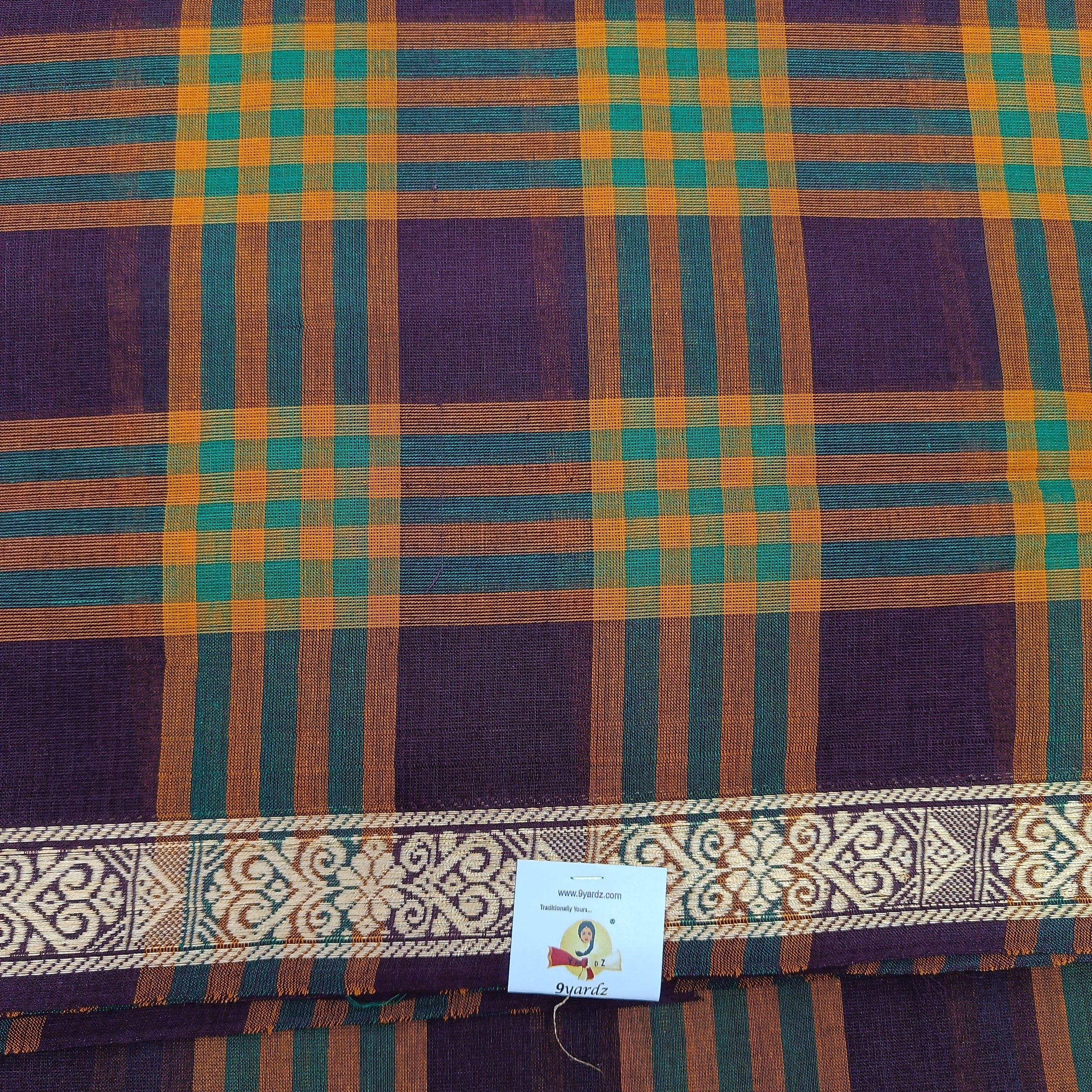 Chettinadu / Karaikudi cotton 10.5 yards madisar