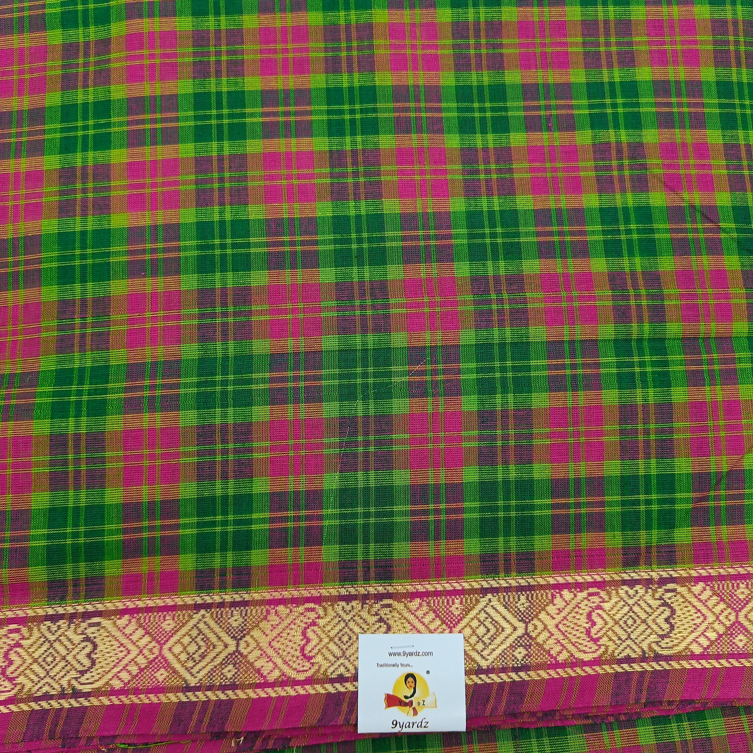 Chettinadu / Karaikudi cotton 10.5 yards madisar