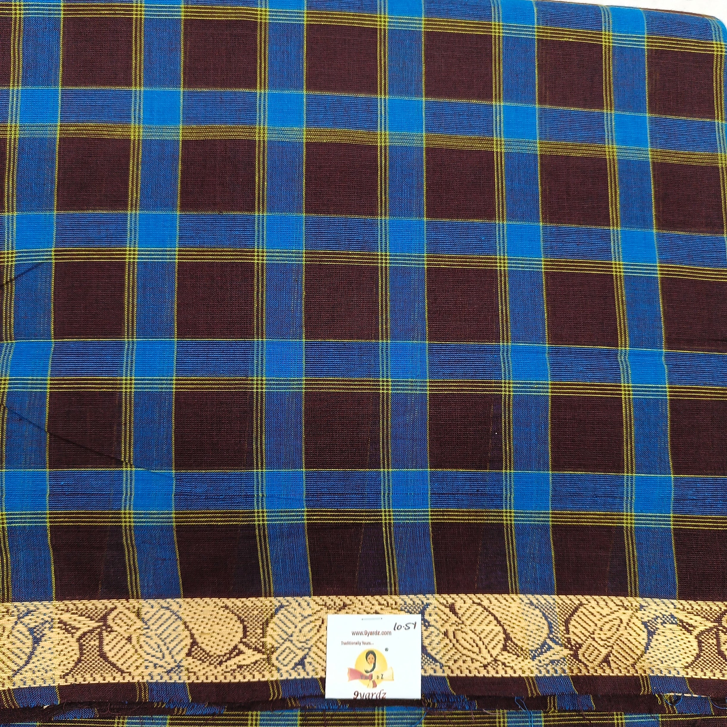 Chettinadu / Karaikudi cotton 10.5 yards madisar