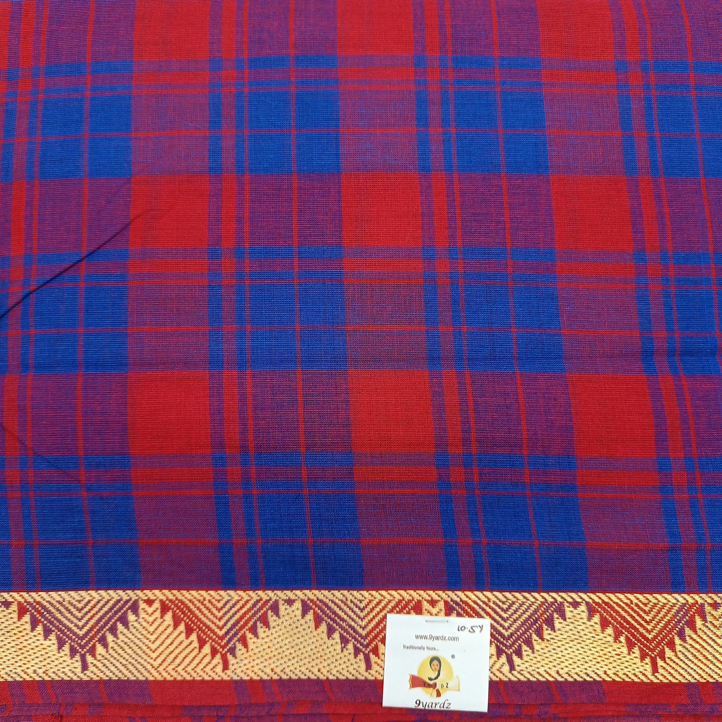 Chettinadu / Karaikudi cotton 10.5 yards madisar