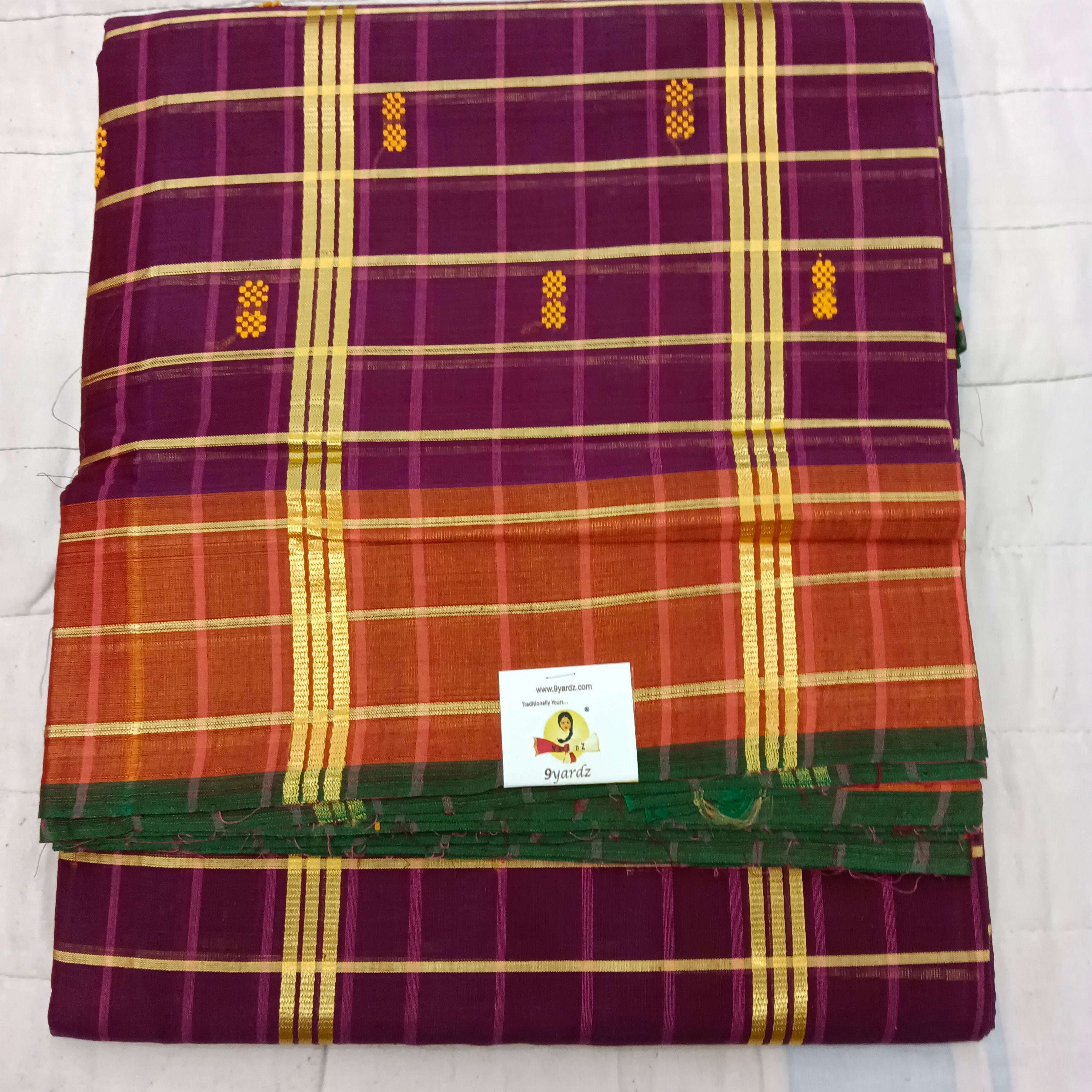 Devendra big checked with butta 10 .5yards