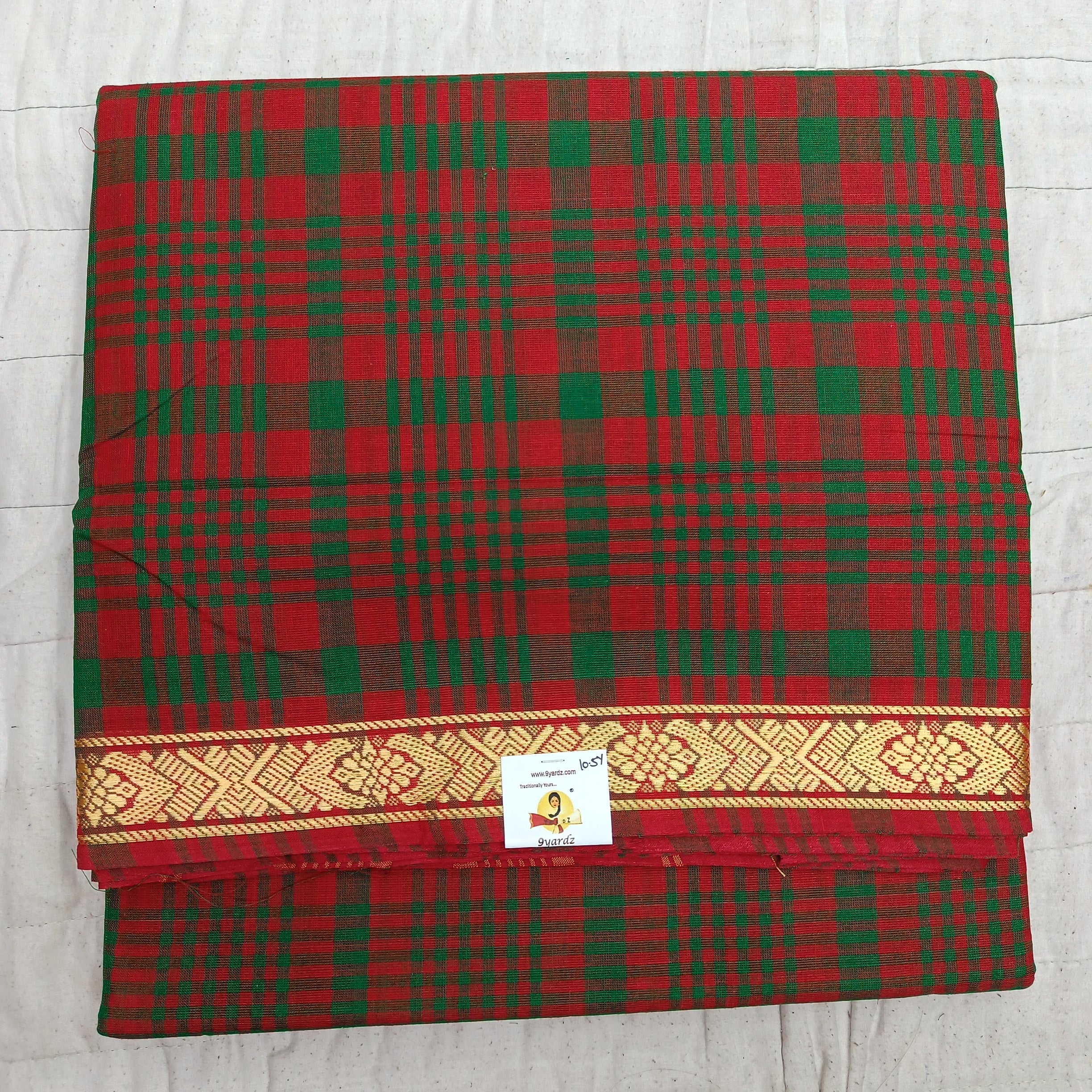 Chettinadu / Karaikudi cotton 10.5 yards madisar