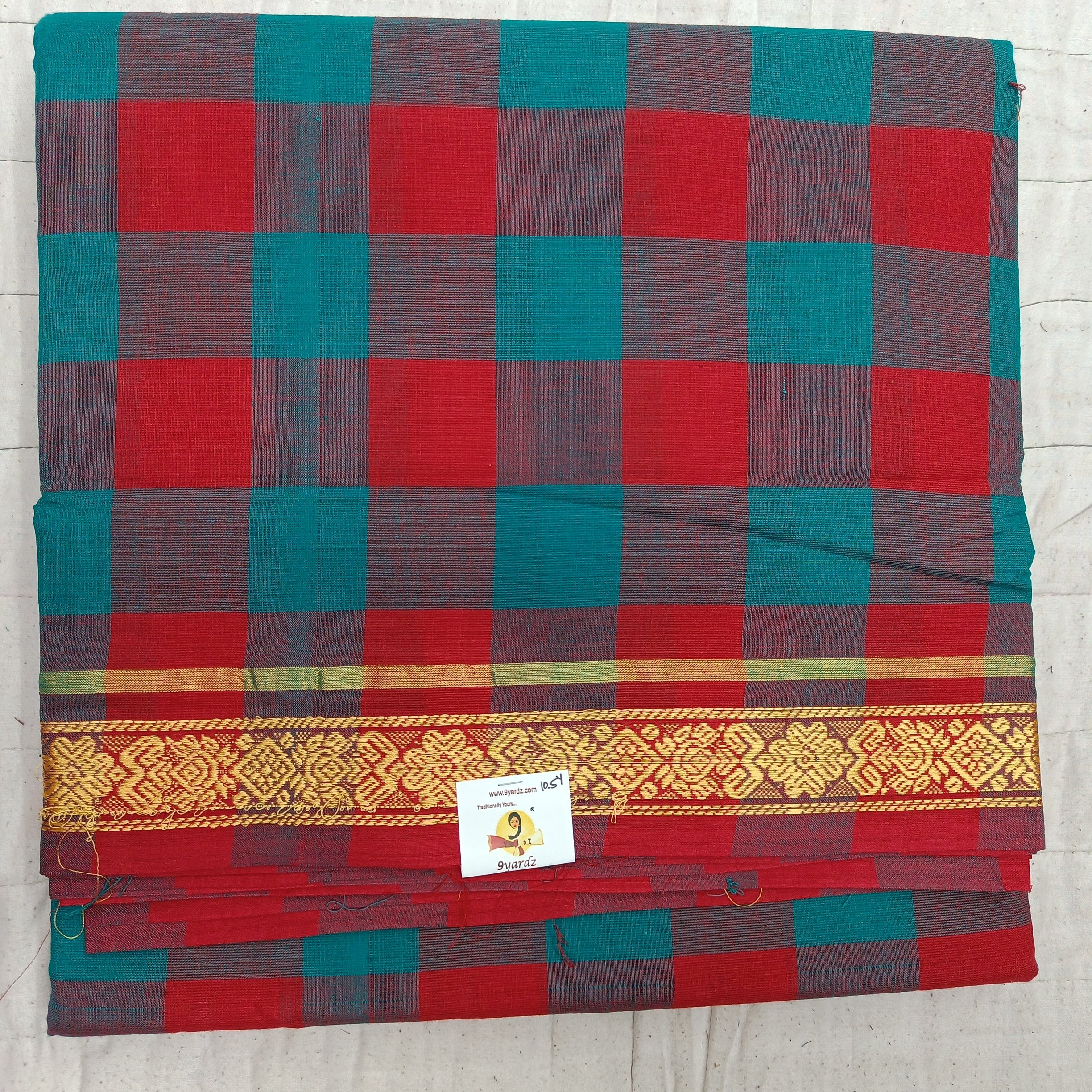 Chettinadu / Karaikudi cotton 10.5 yards madisar