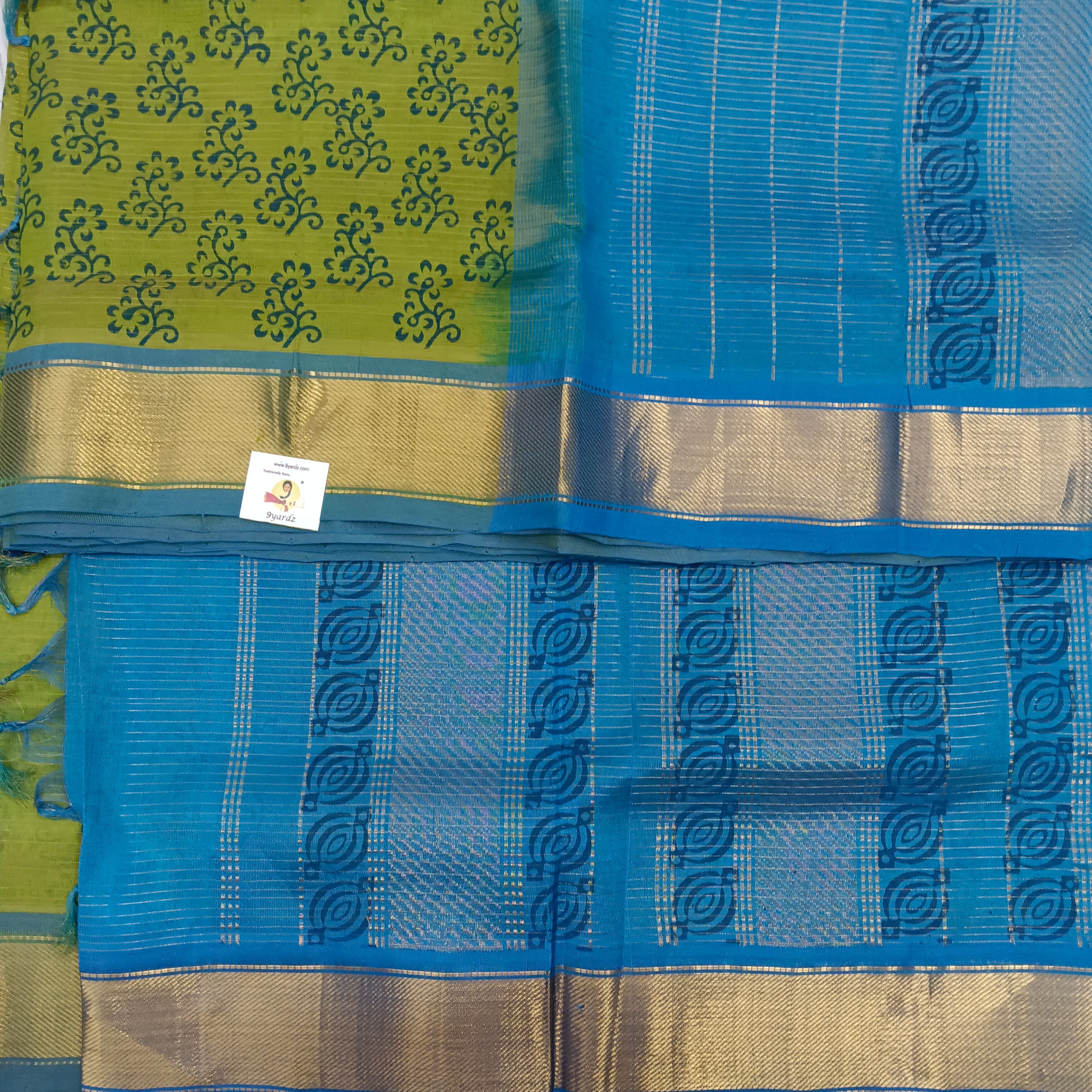 Semi Korvai 10yardz printed