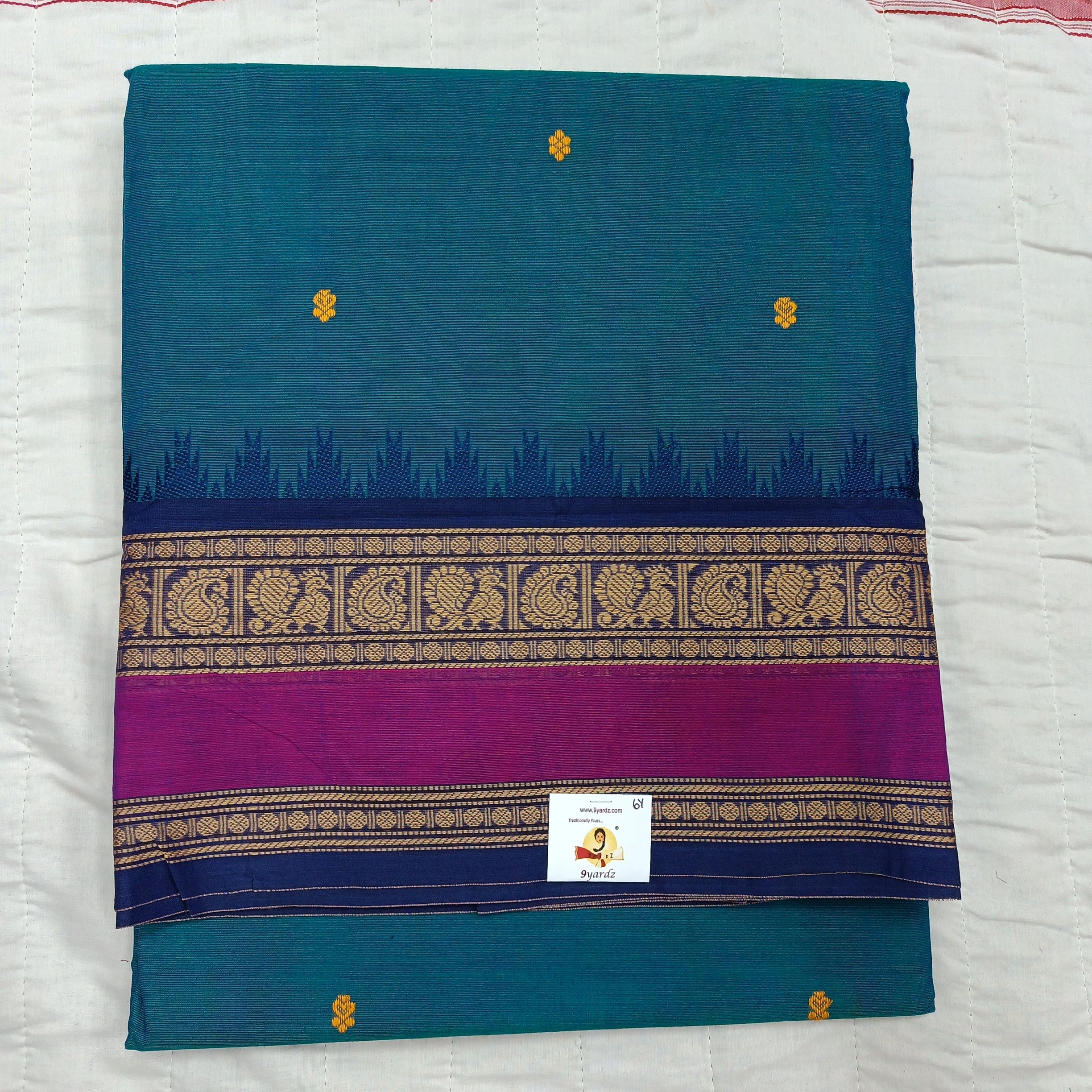 Chettinadu cotton 6 yardz