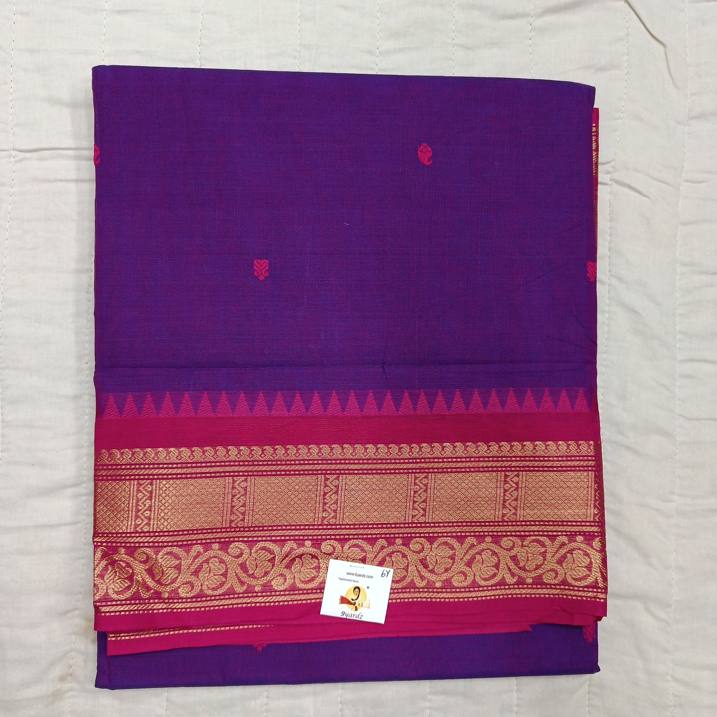 Chettinadu cotton 6 yardz