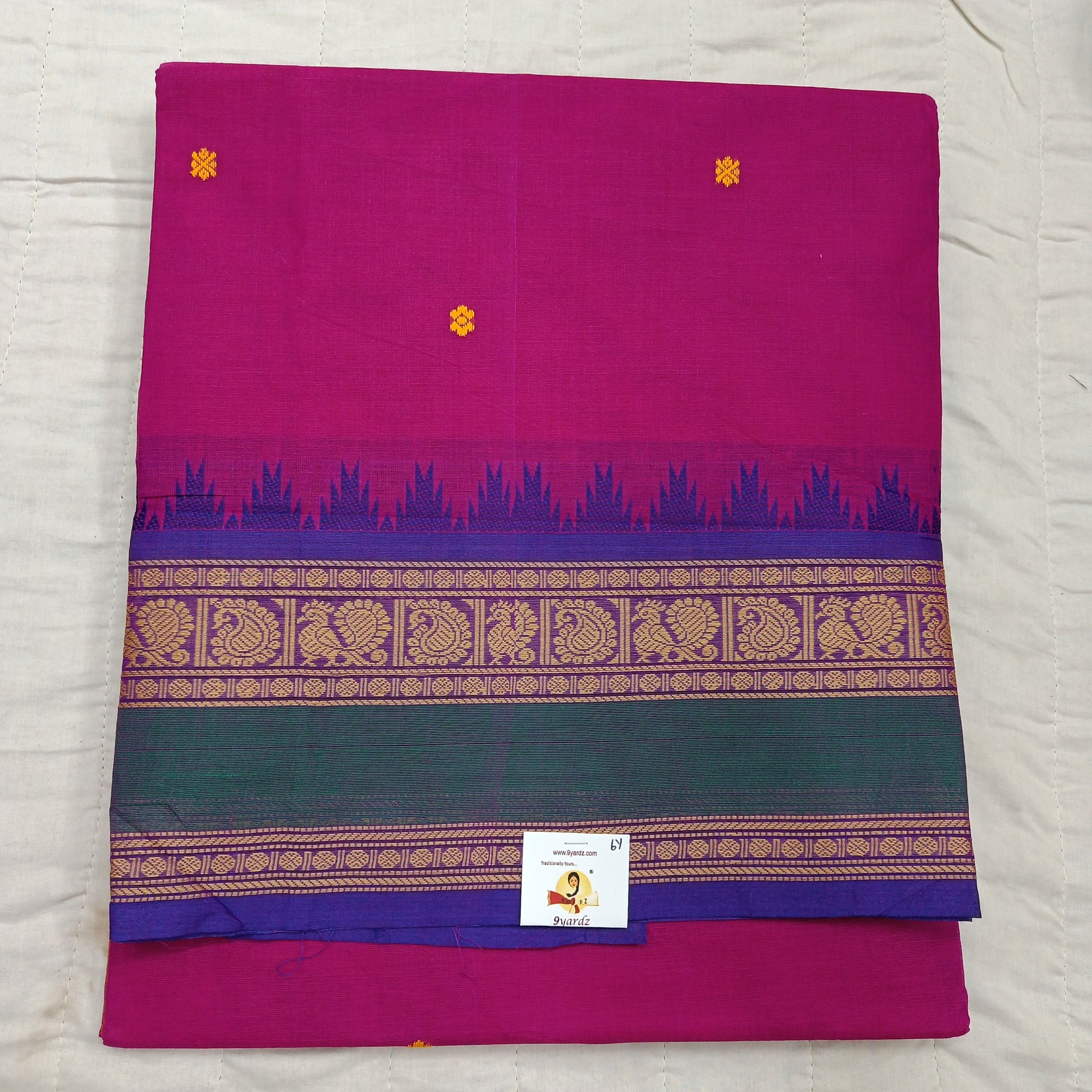 Chettinadu cotton 6 yardz