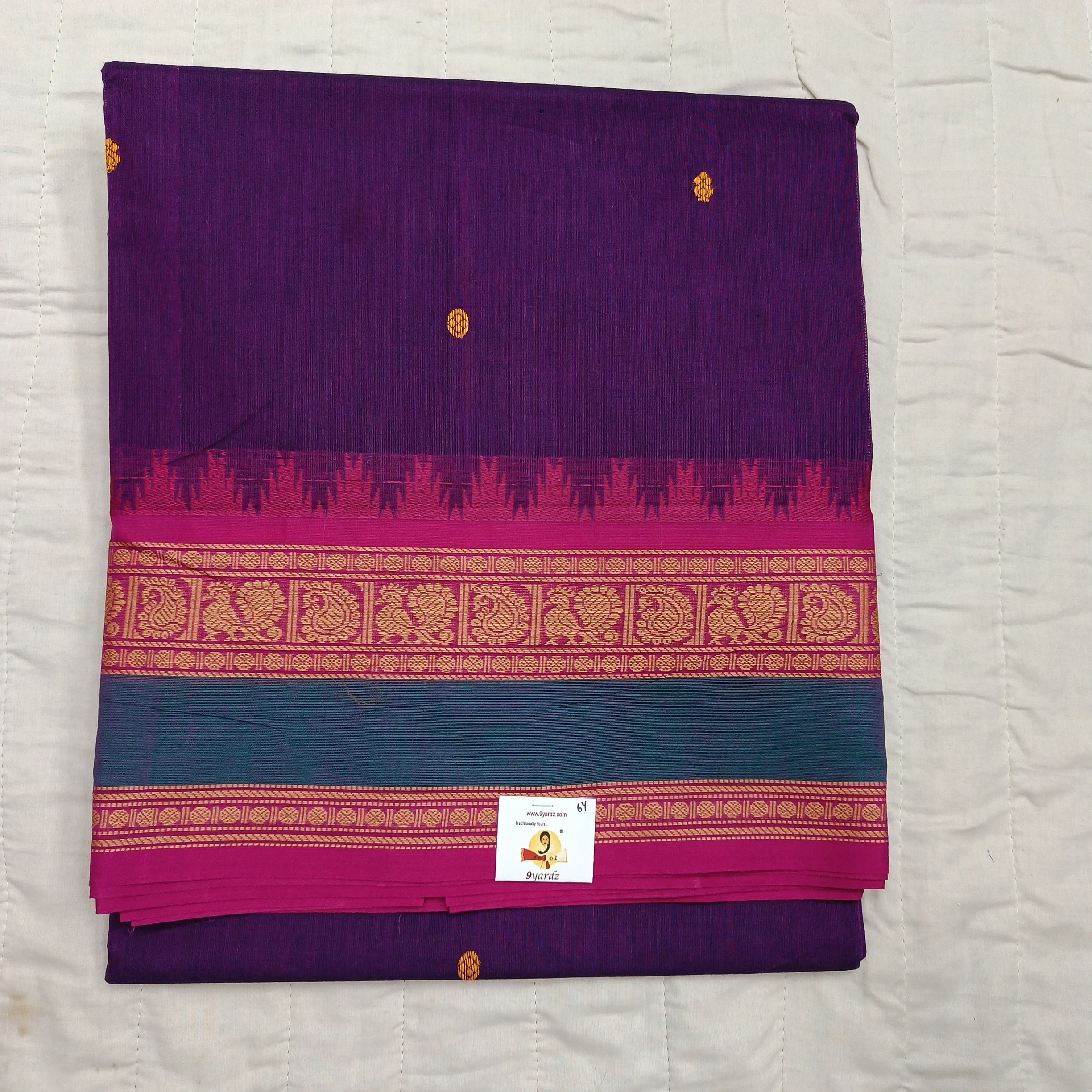 Chettinadu cotton 6 yardz