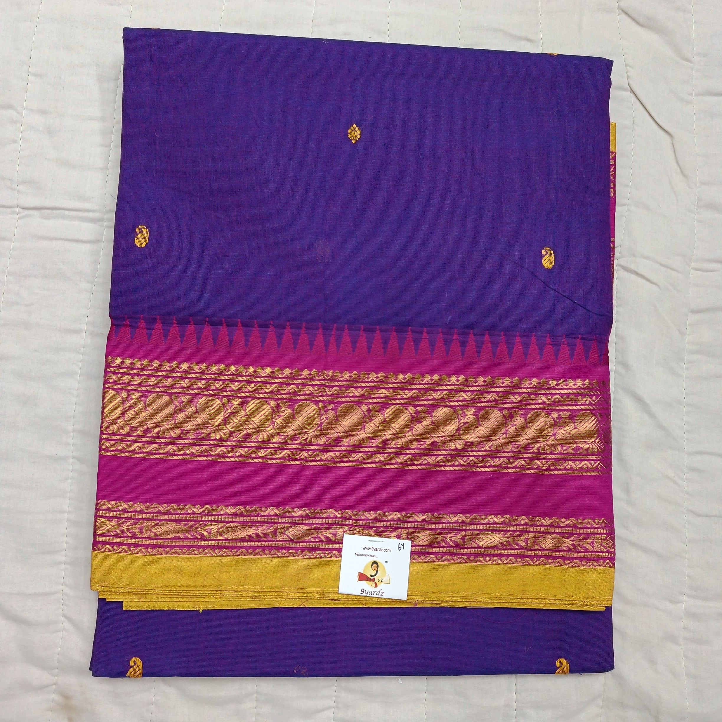 Chettinadu cotton 6 yardz