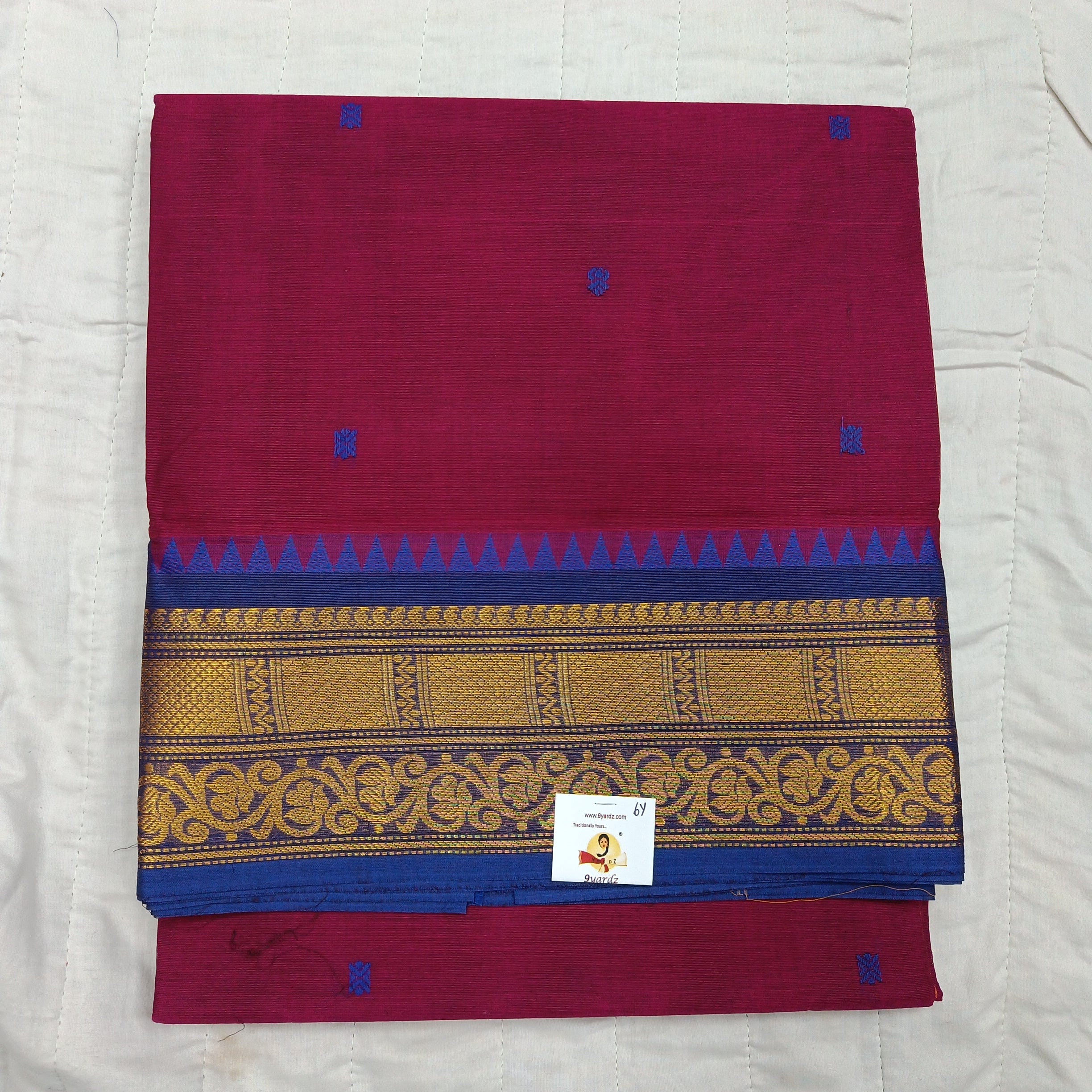 Chettinadu cotton 6 yardz