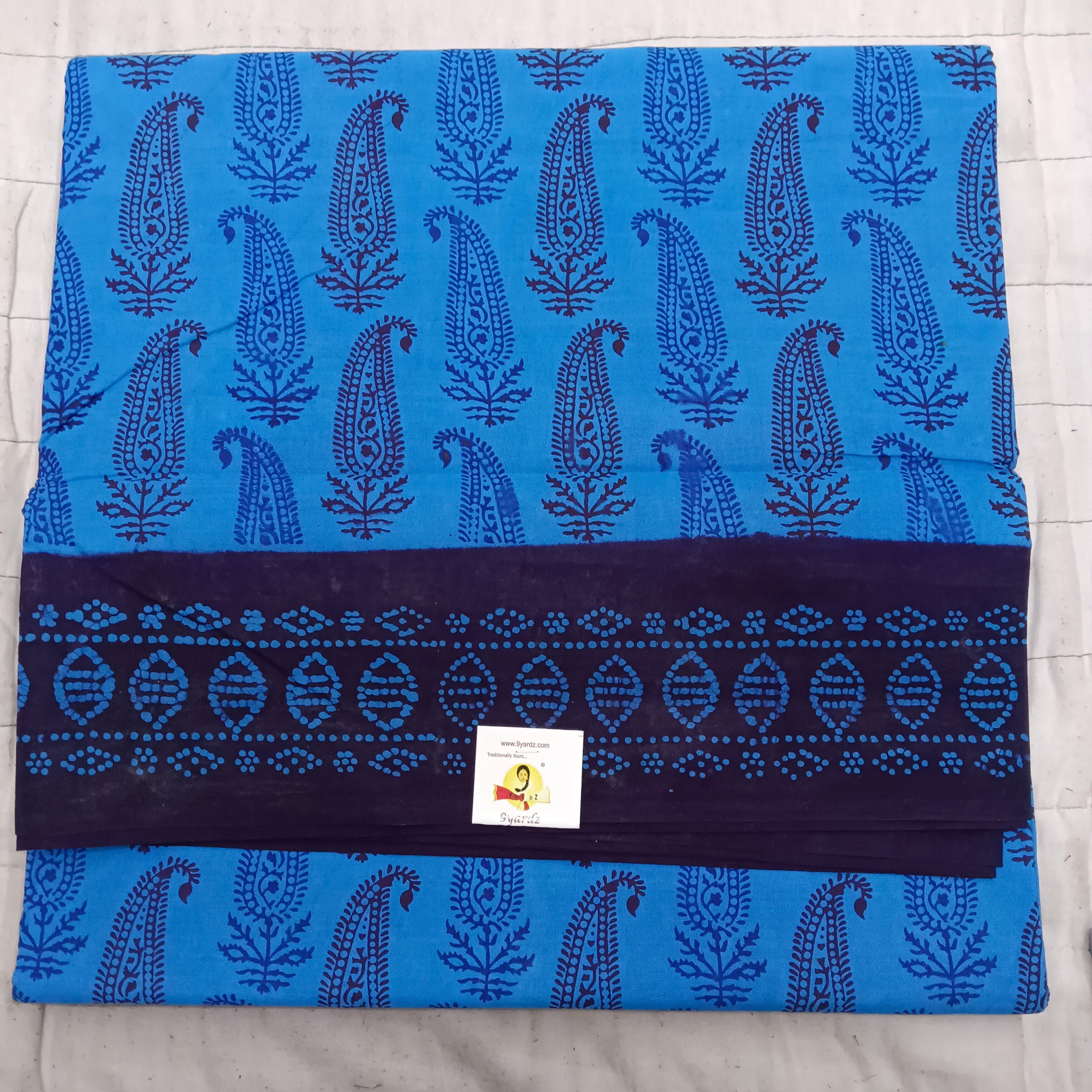 Sungudi cotton 10.5 yards madisar