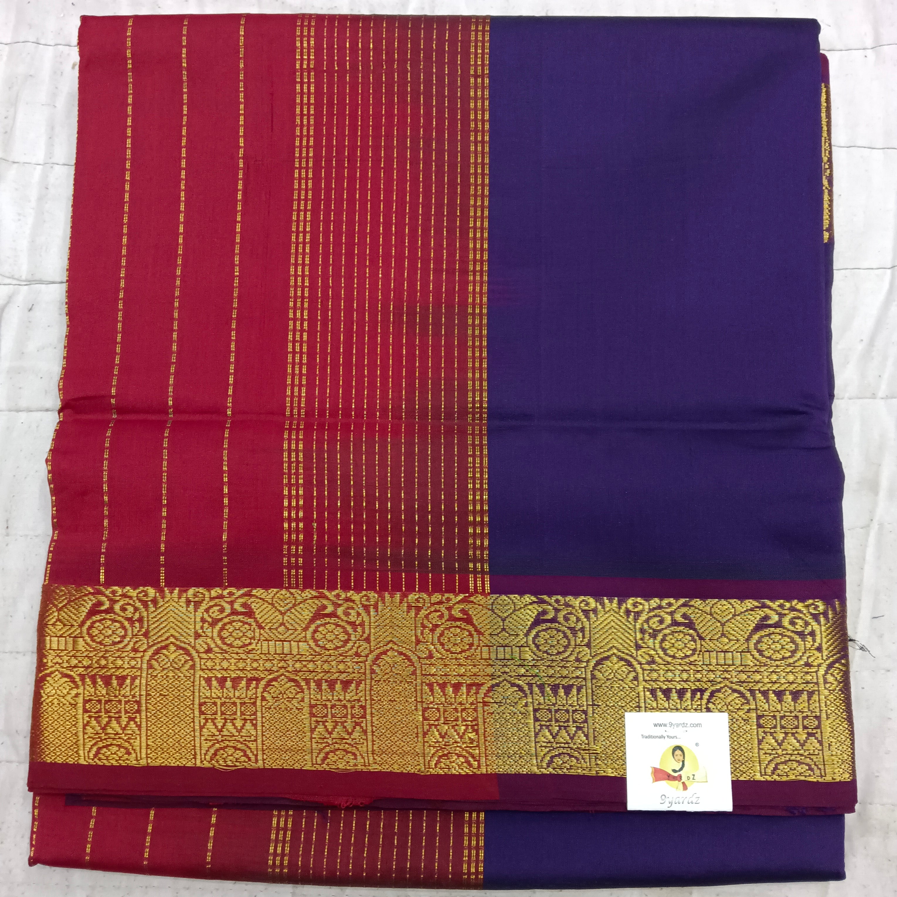 Semi silk cotton 6Yards