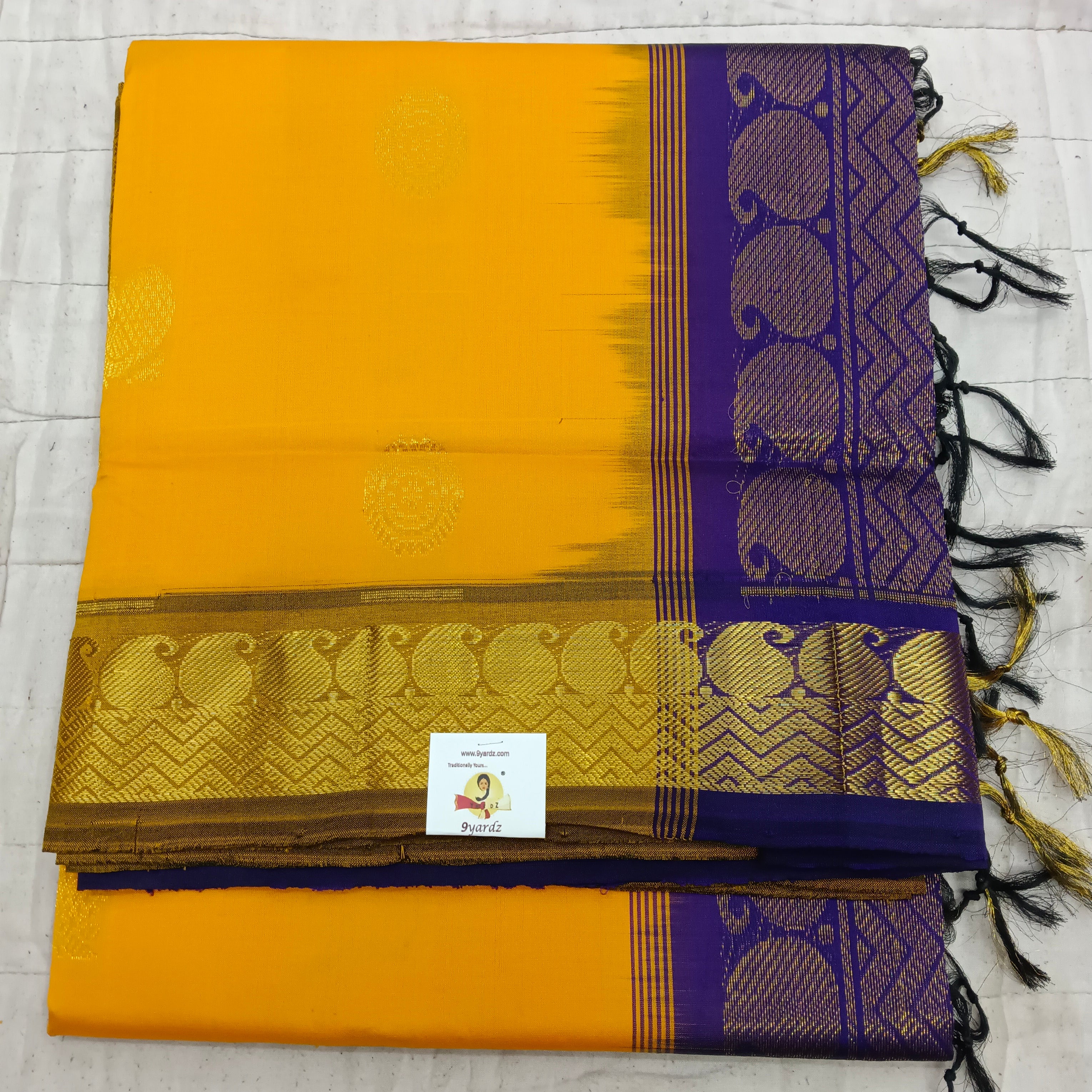 Semi silk cotton 6Yards