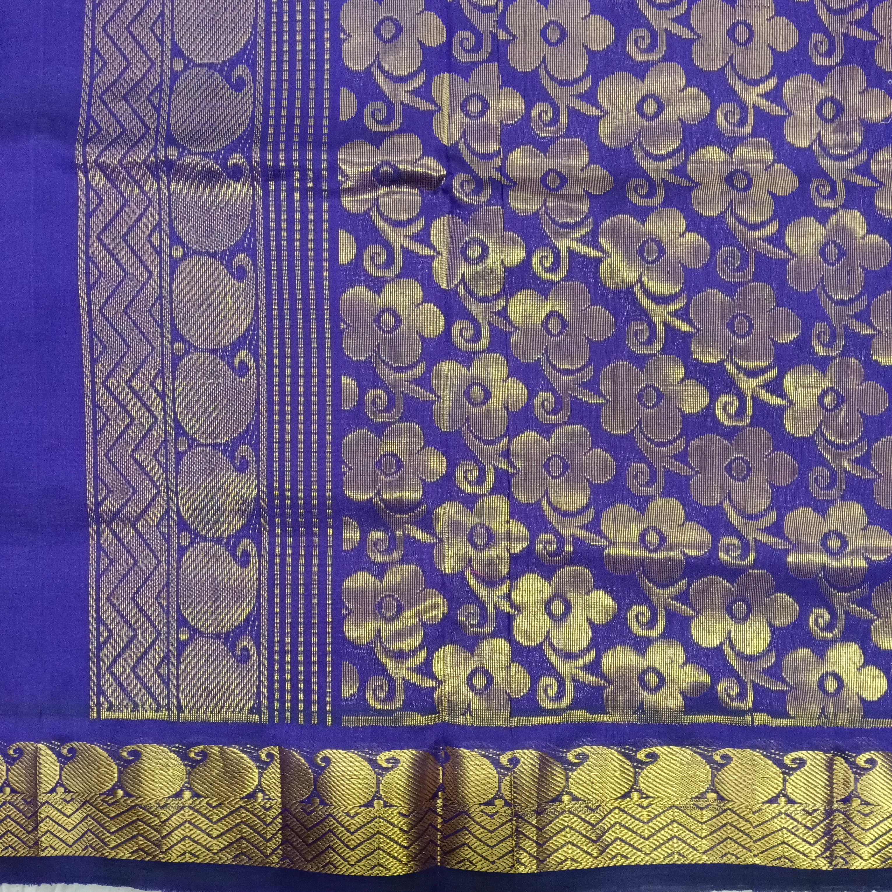 Semi silk cotton 6Yards