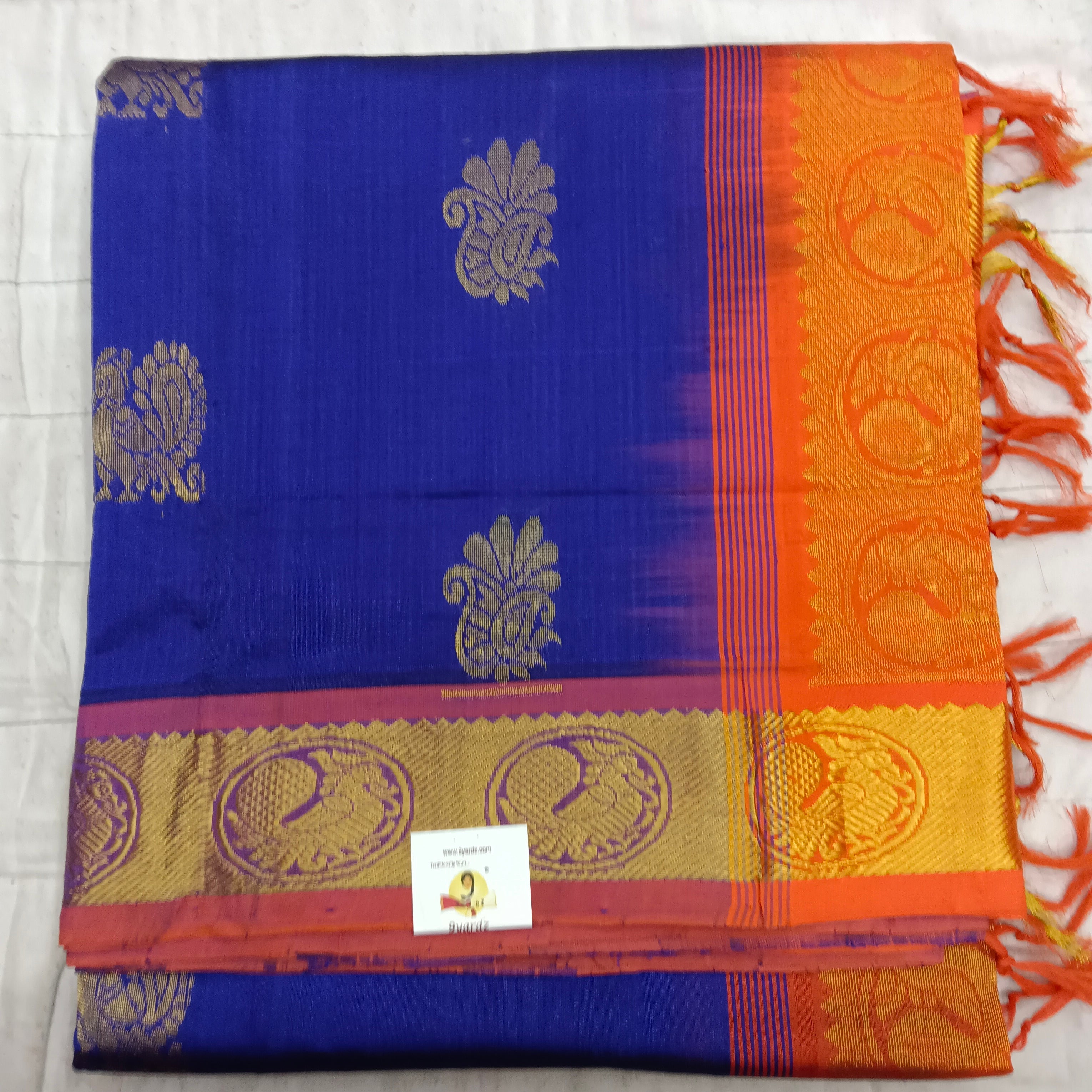 Semi silk cotton 6Yards